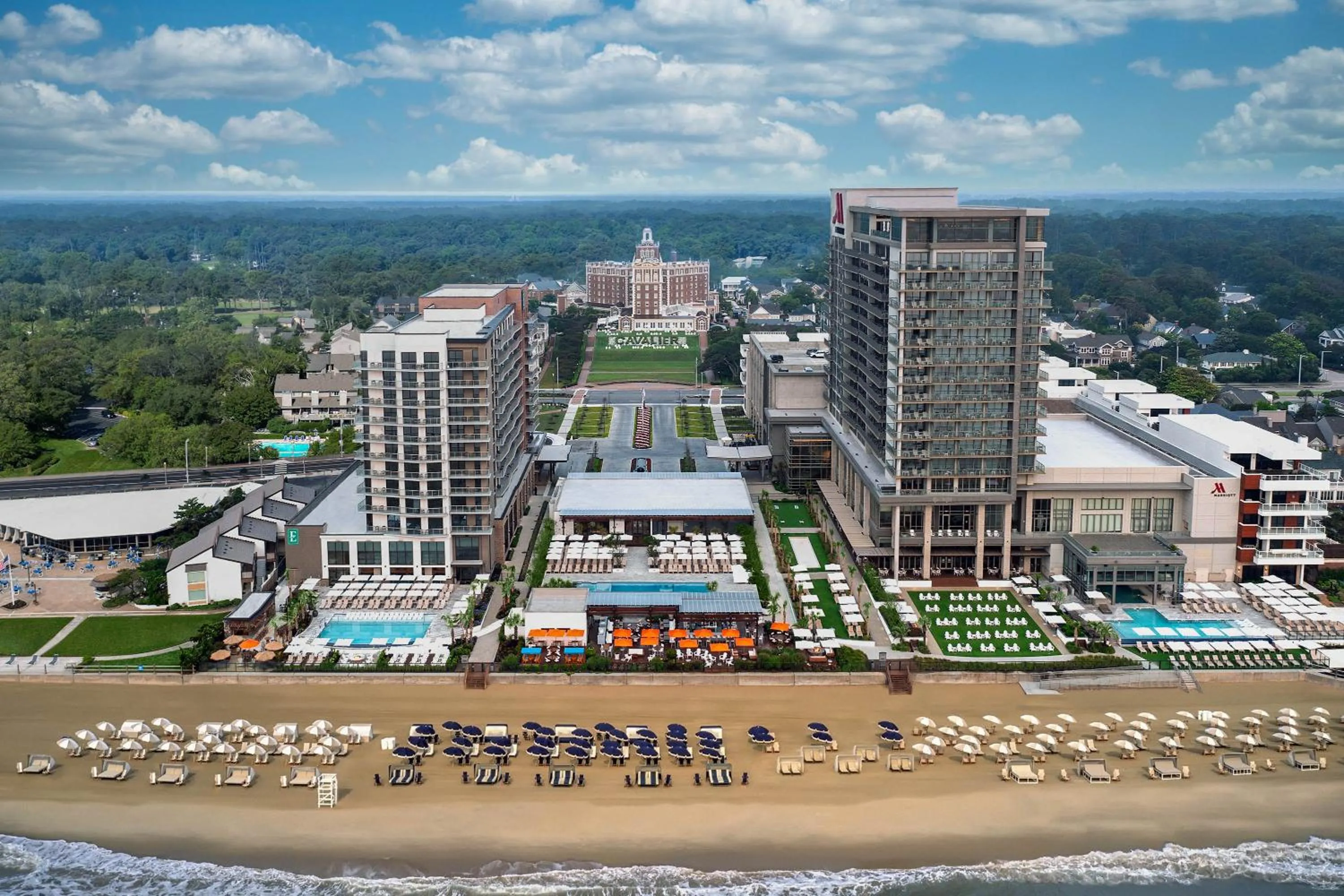 Bird's eye view in The Cavalier Virginia Beach, Autograph Collection