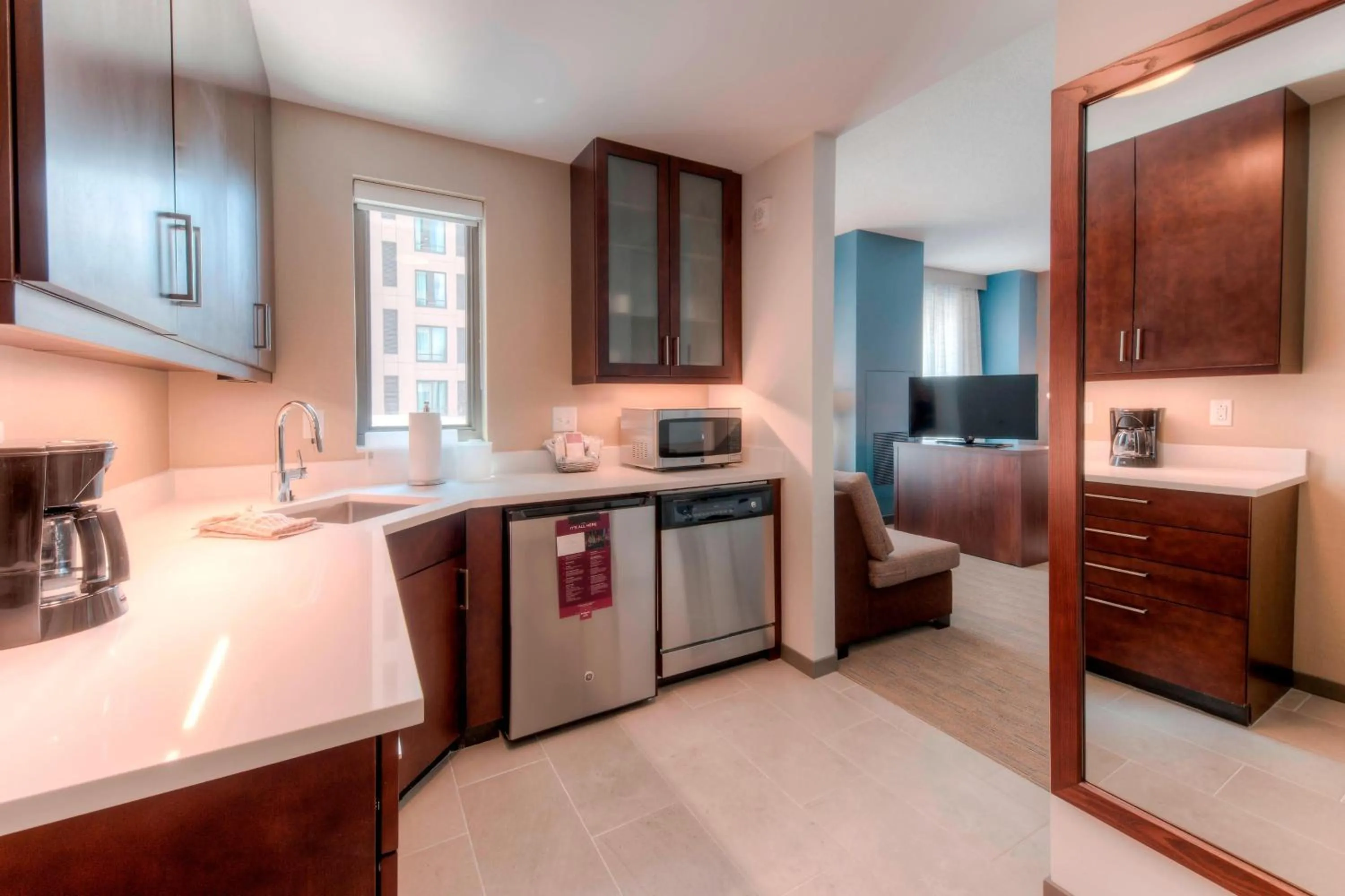 Kitchen or kitchenette in Residence Inn by Marriott Raleigh Downtown