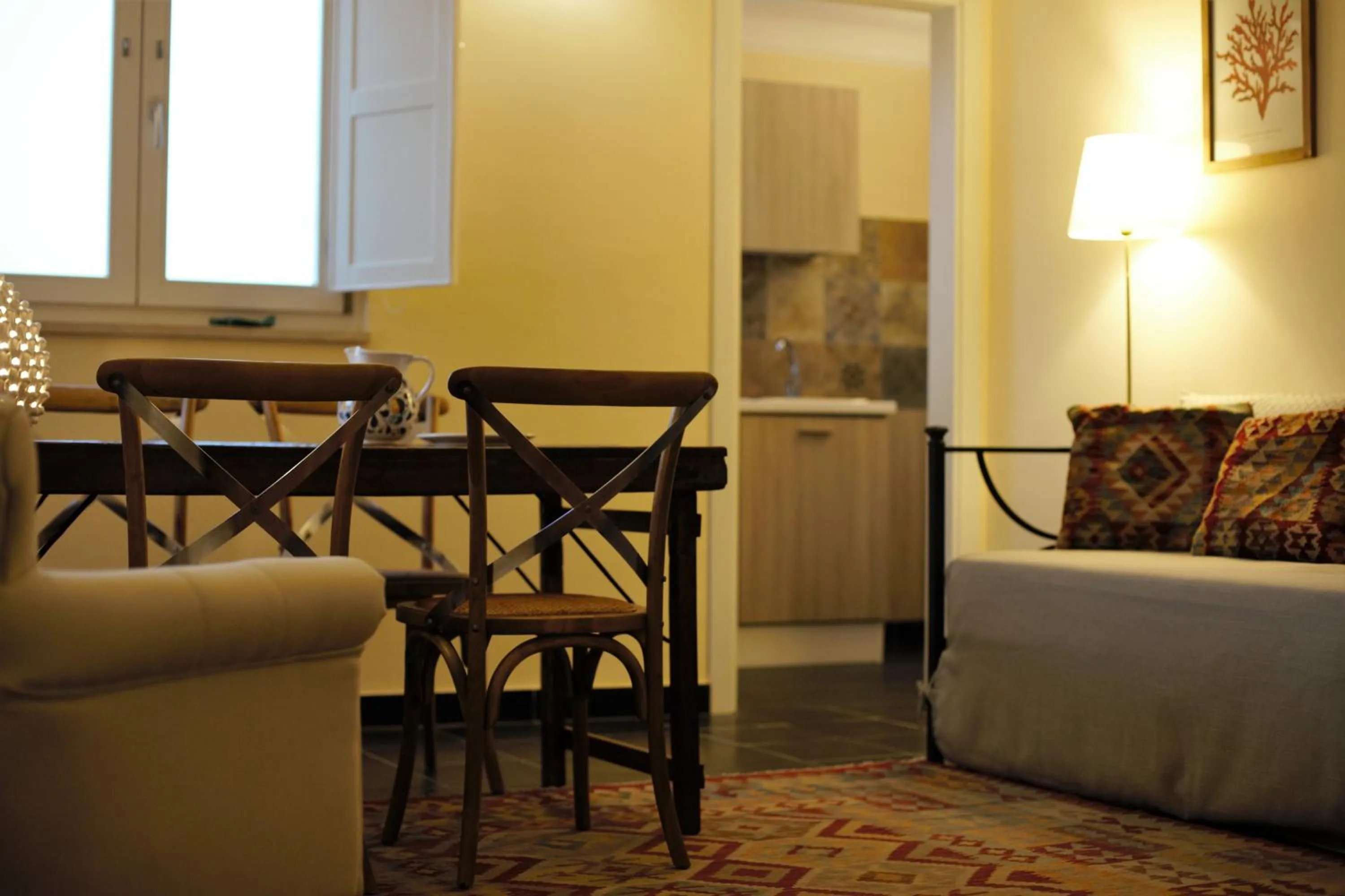 Kitchen or kitchenette in Lanterne Magiche Ortigia