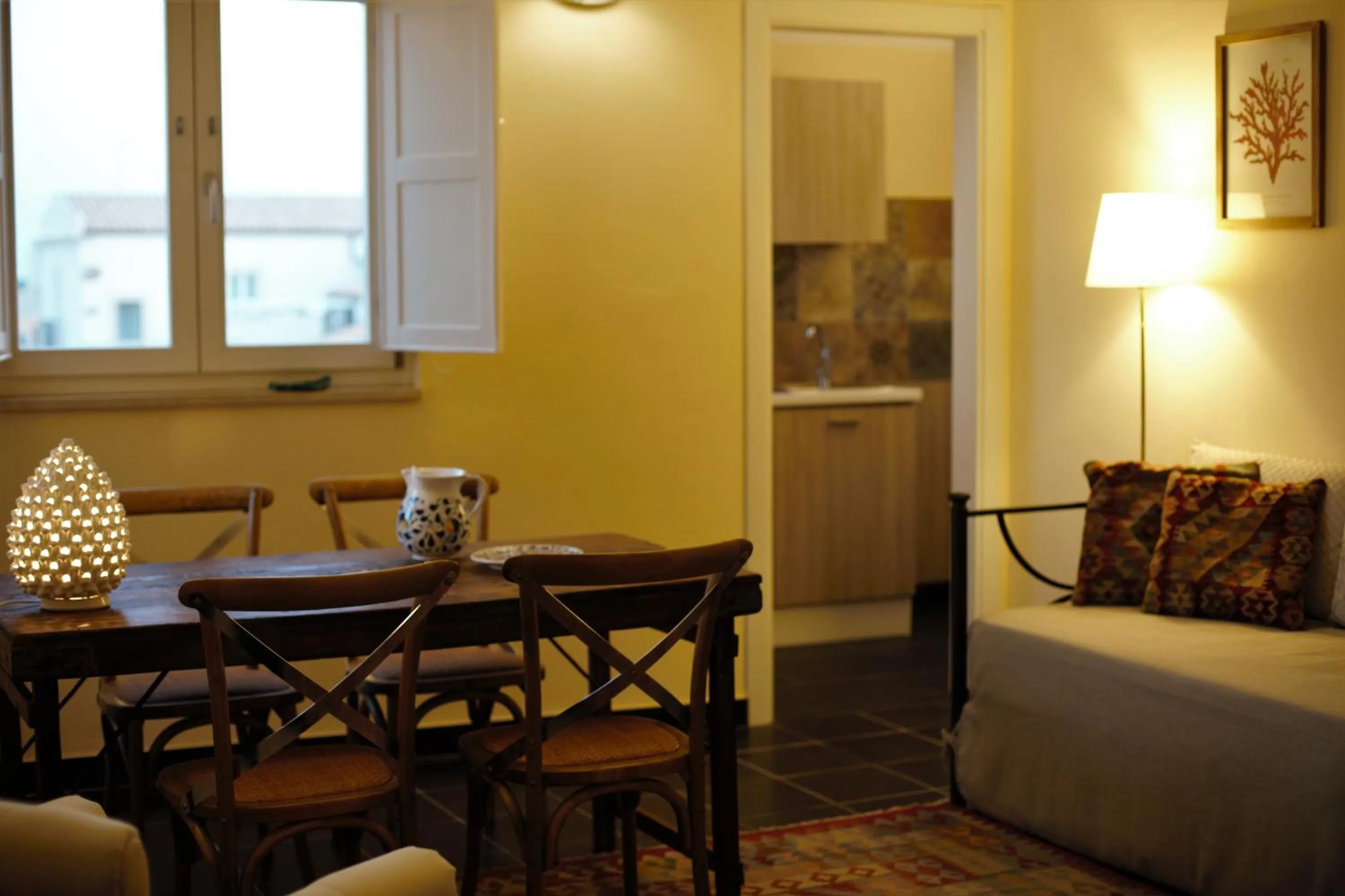 Living room in Lanterne Magiche Ortigia
