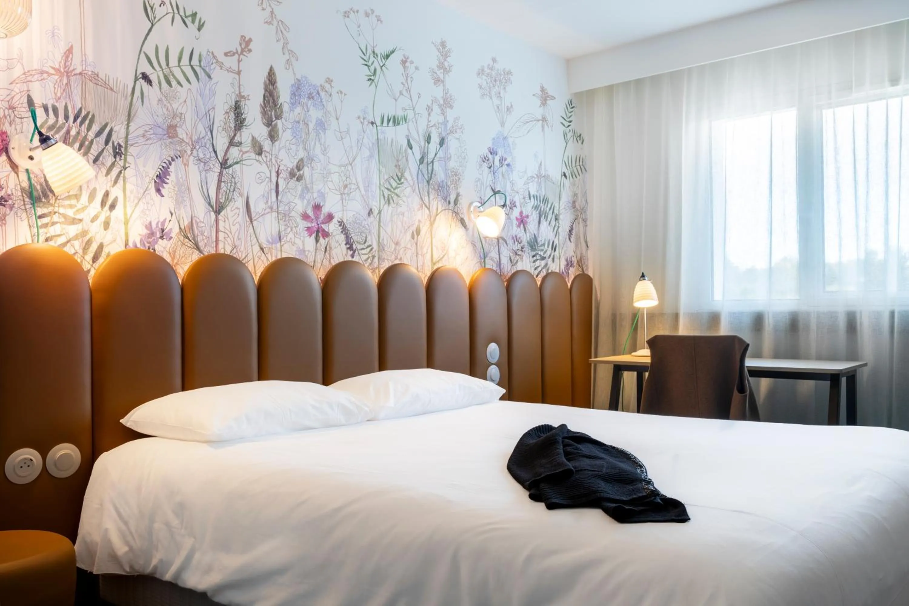 Bed in ibis Styles Pontivy centre Bretagne