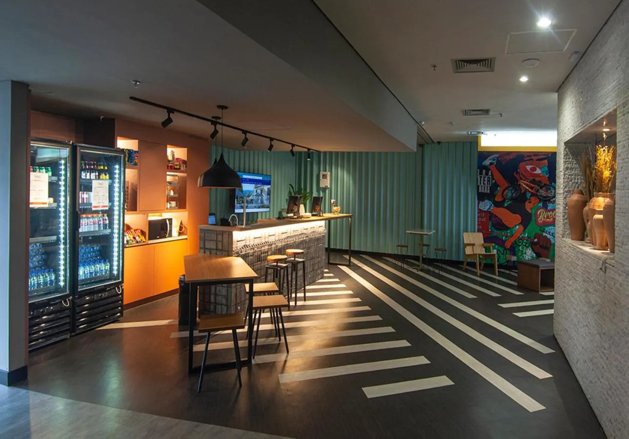 Seating area in Ibis Budget Salvador