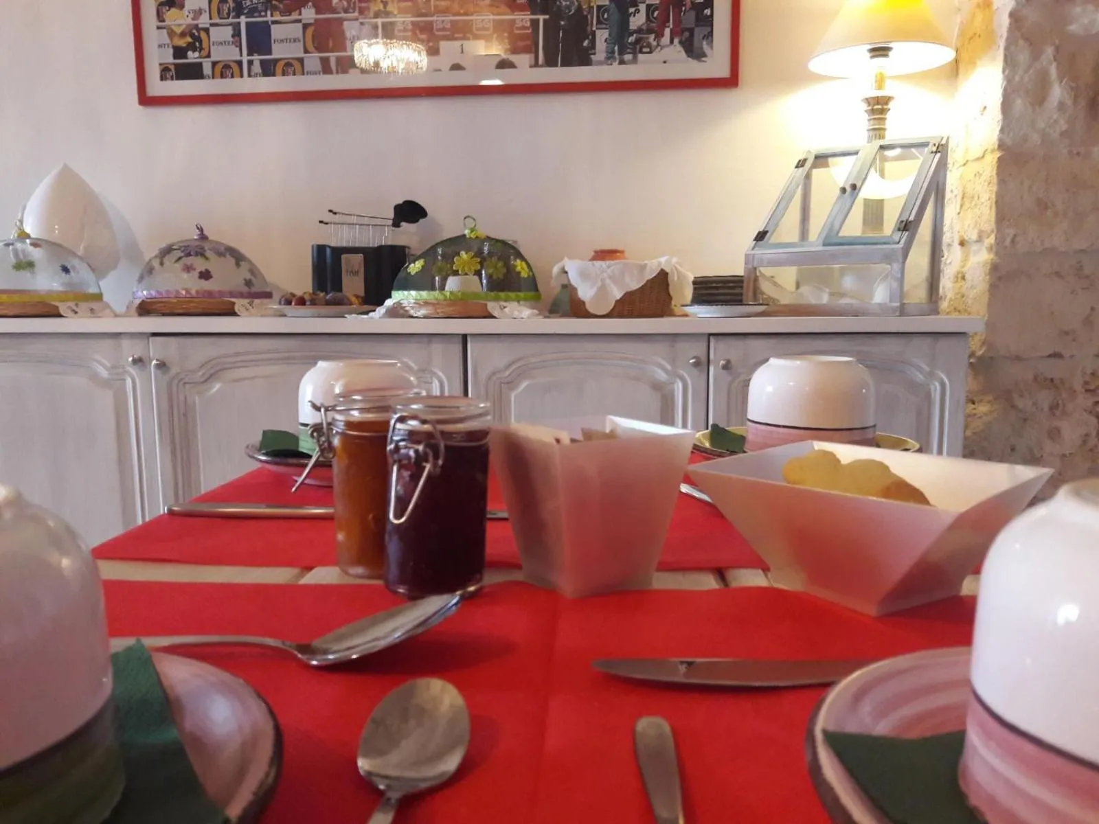 Buffet breakfast in Palazzo Camarda B&B