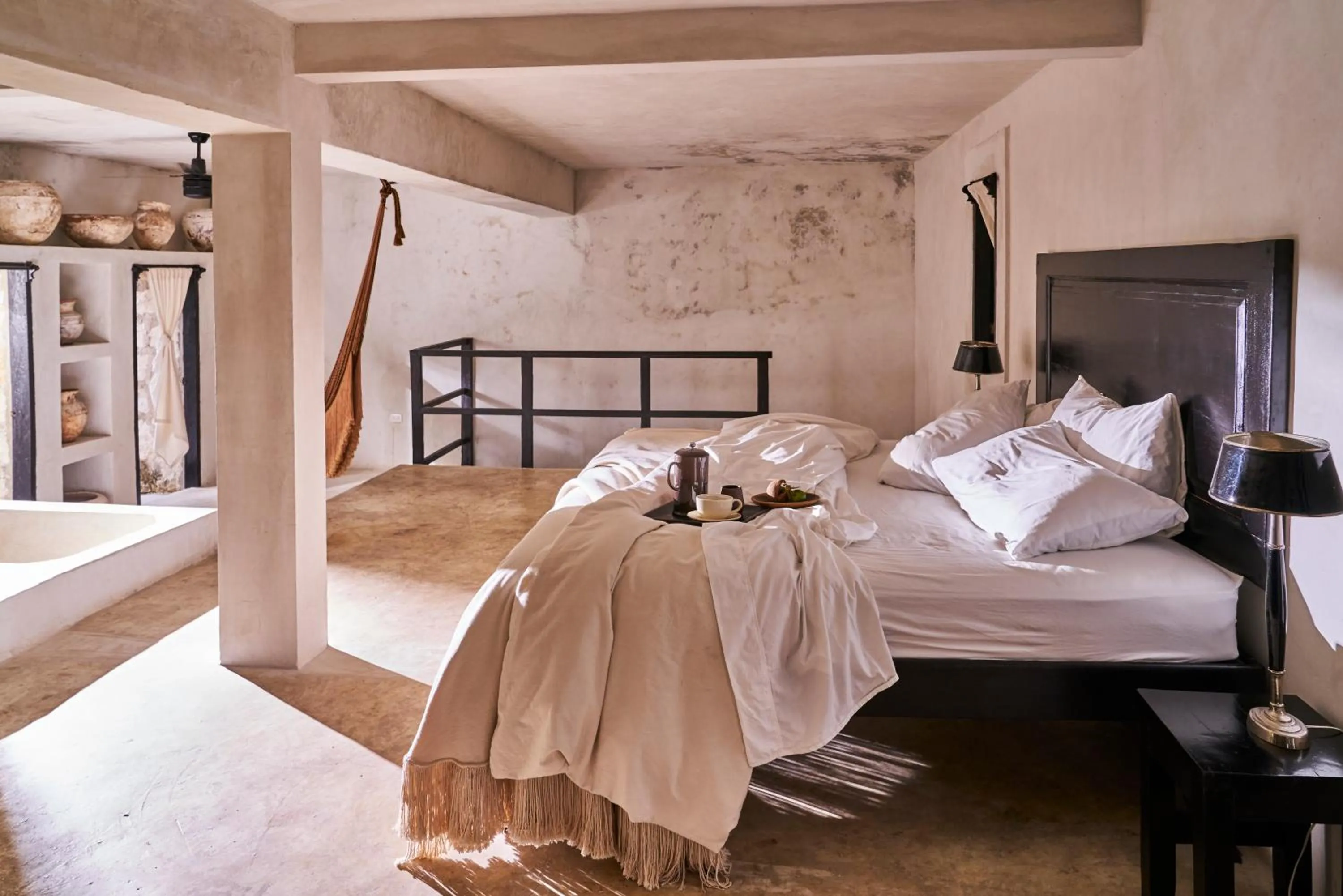 Bed in Coqui Coqui Papholchac Coba Residence & Spa