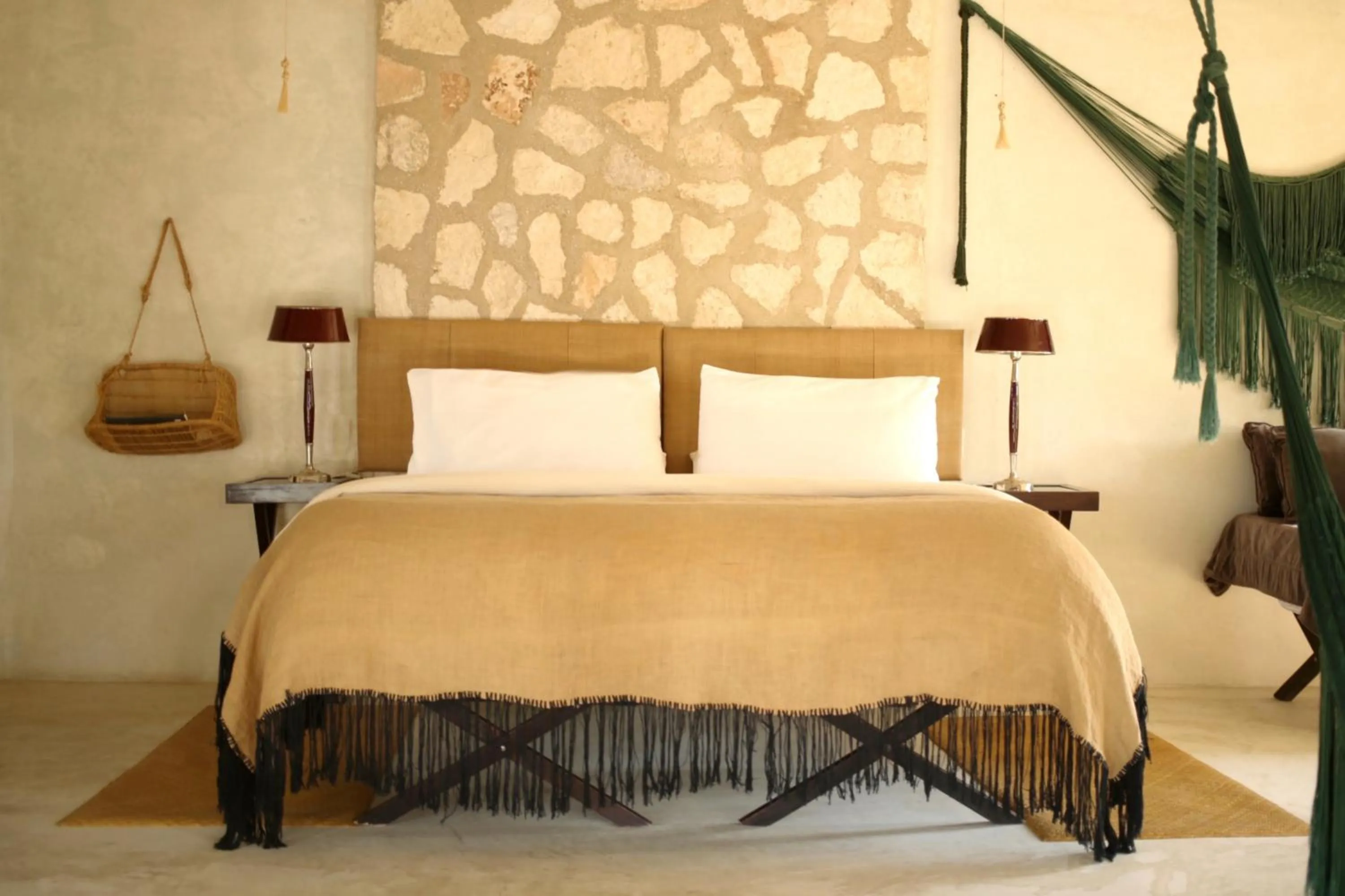 Bed in Coqui Coqui Papholchac Coba Residence & Spa