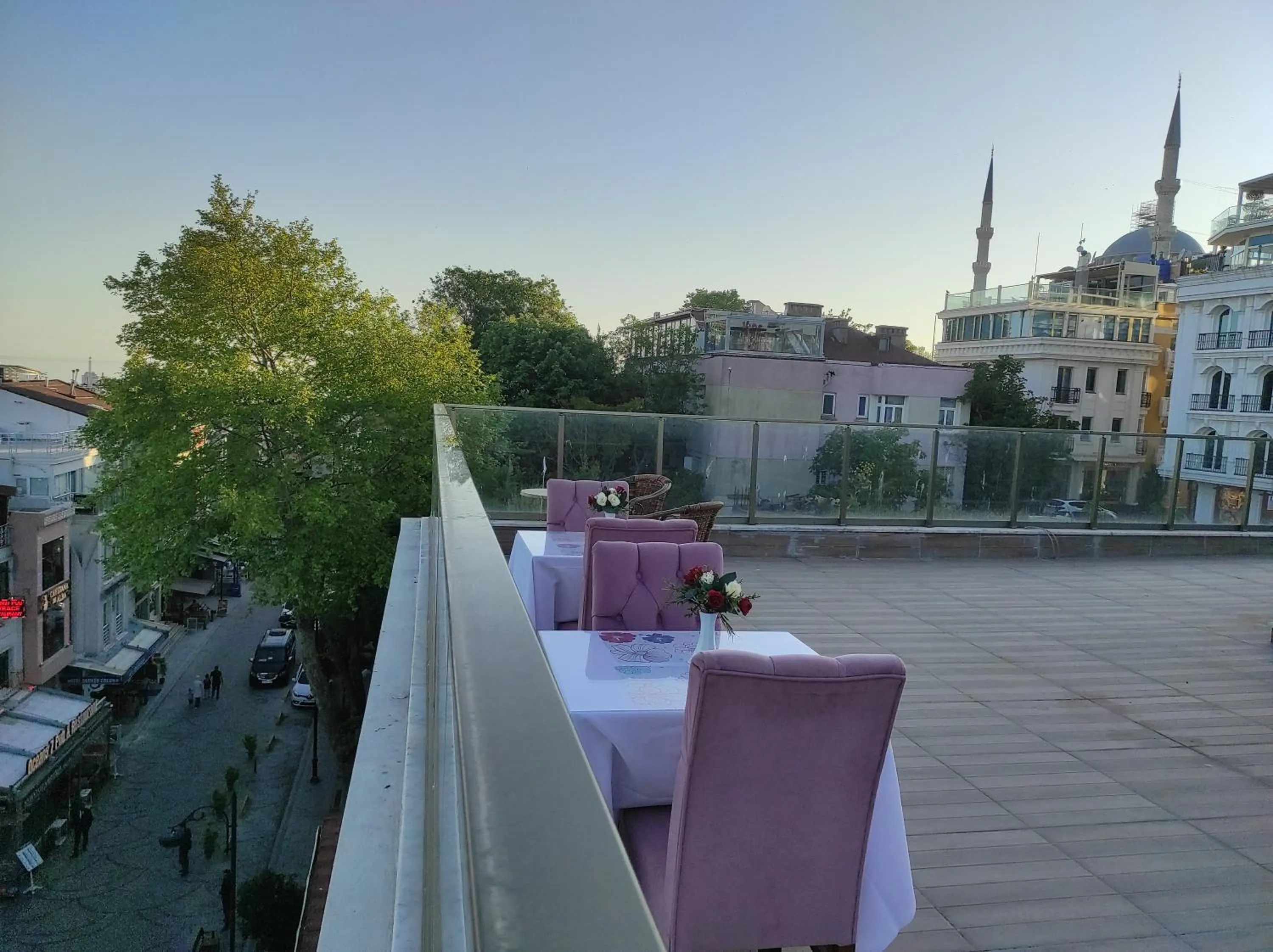 Off site in Magnaura House Hotel