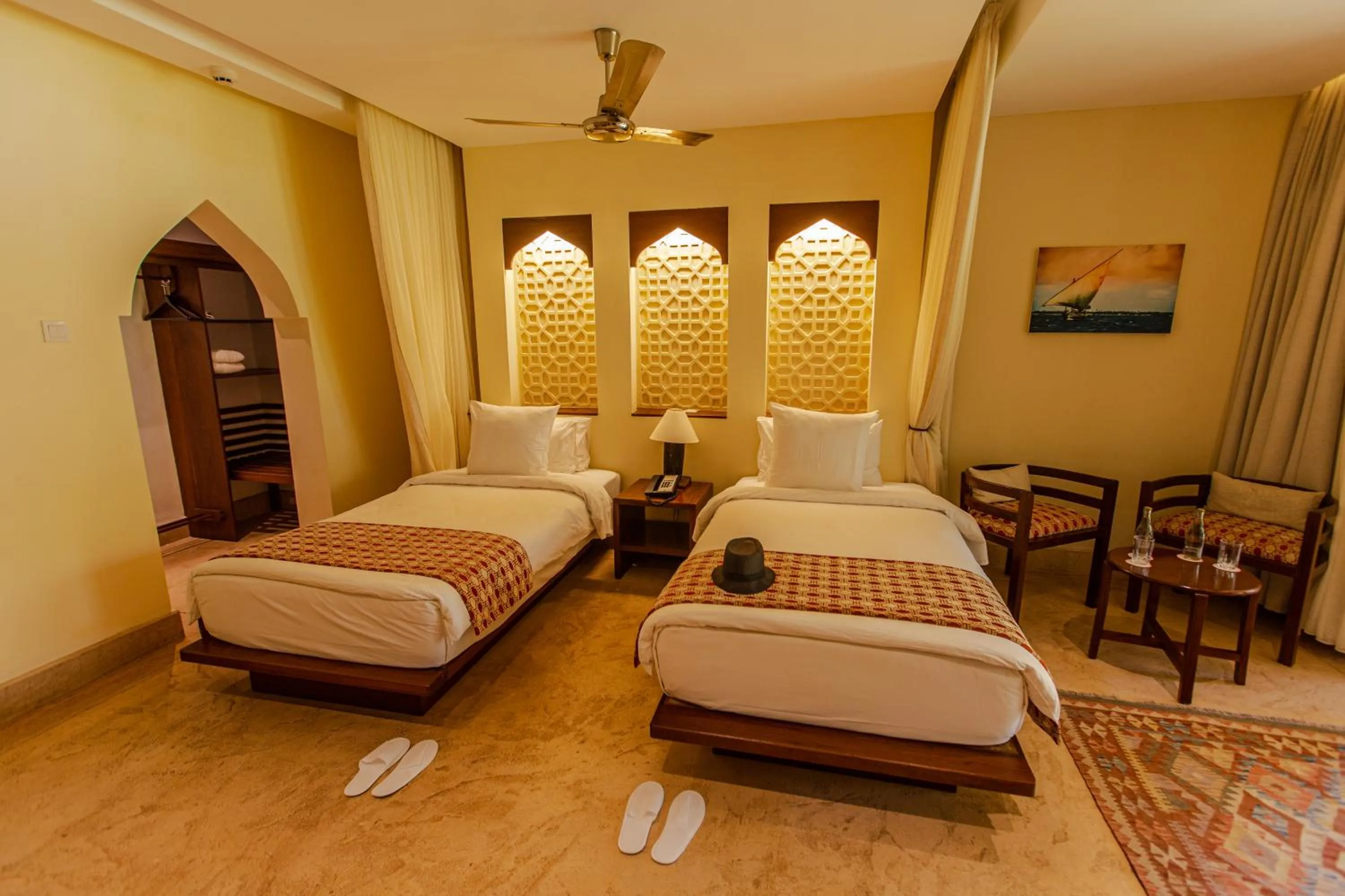 Bed in Silver Palm Spa & Resort
