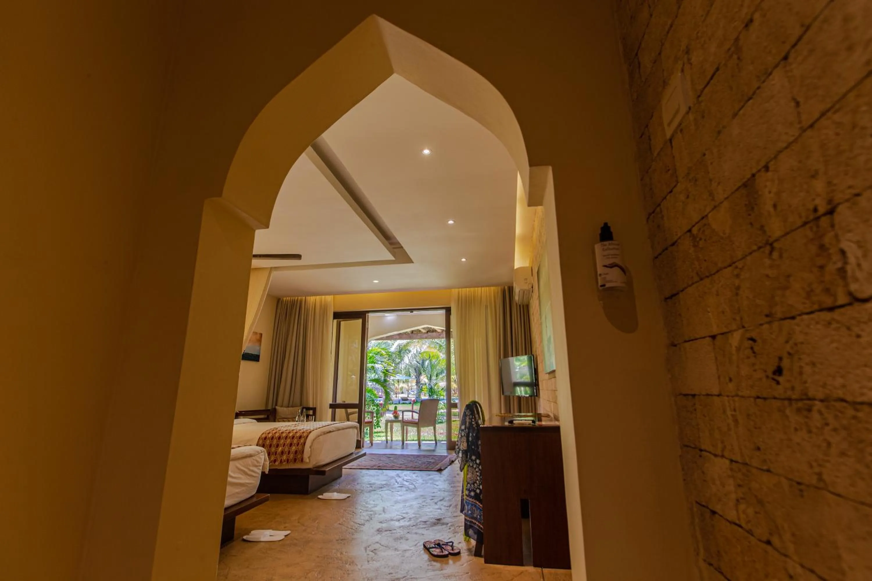 Bed in Silver Palm Spa & Resort