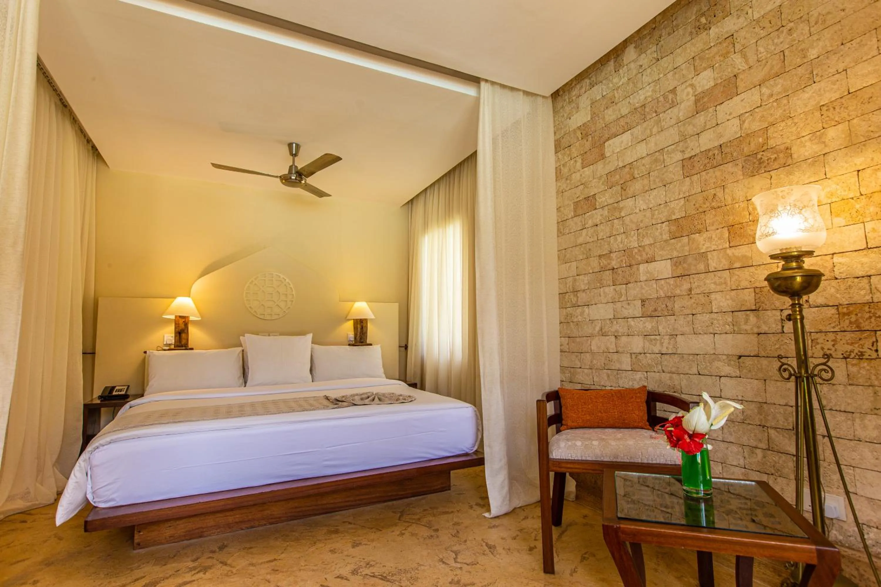 Bed in Silver Palm Spa & Resort