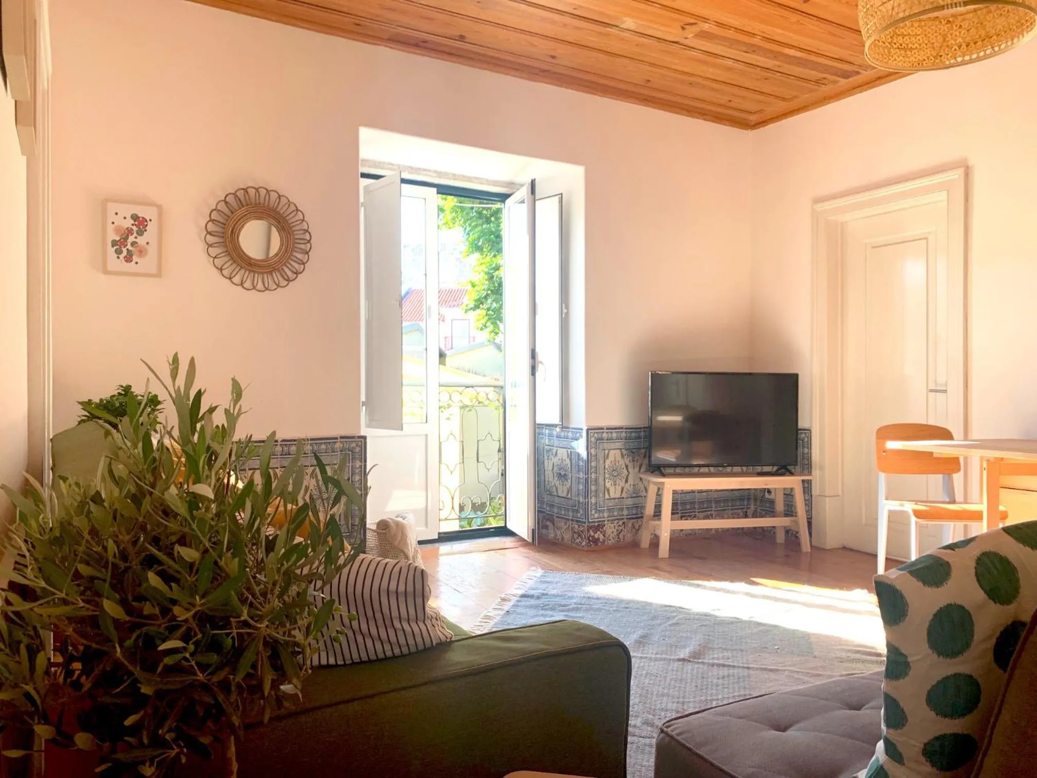 Living room in Apartments Center Castelo de São Jorge