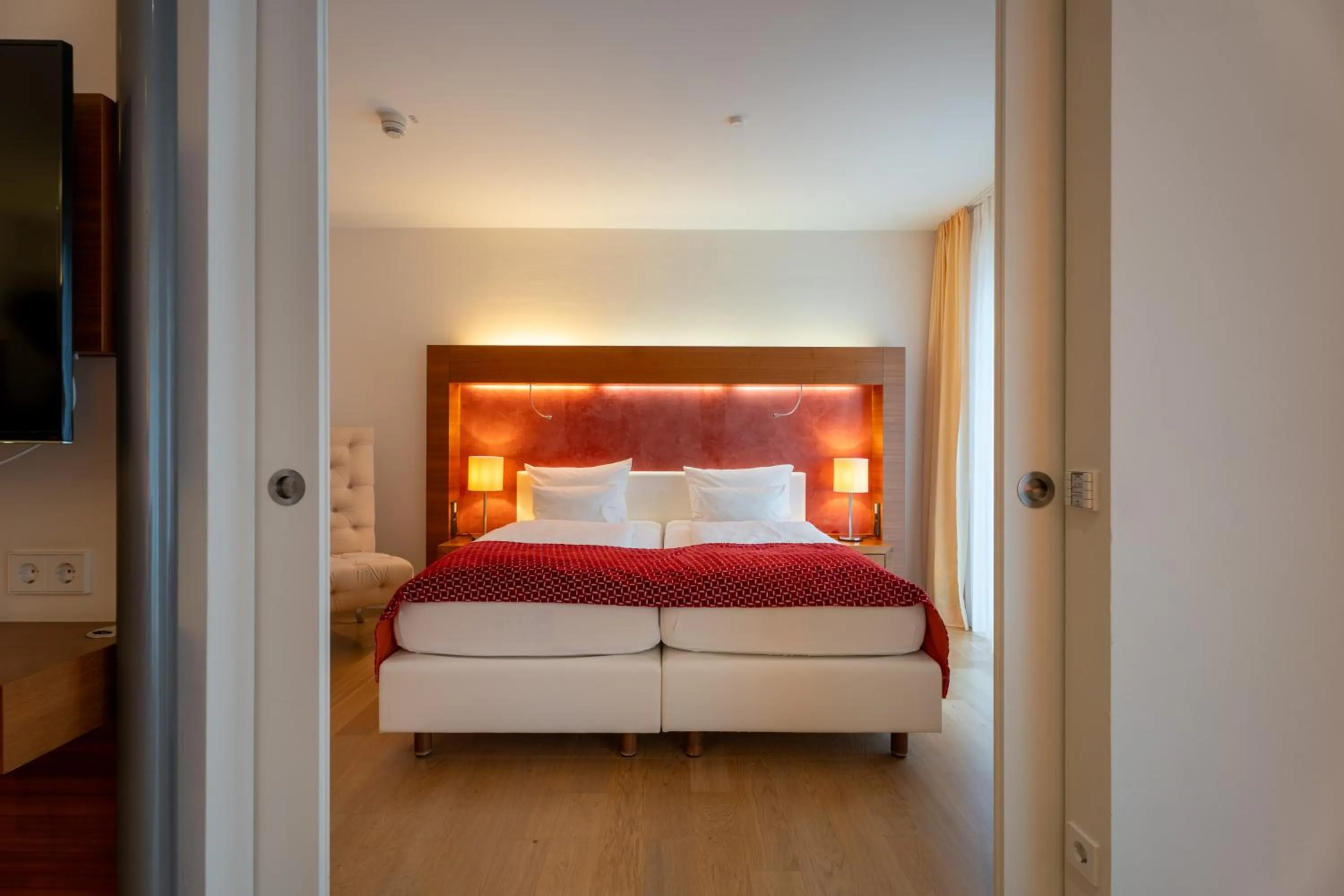 Bedroom, Bed in Aqua Aurelia Suitenhotel an den Thermen