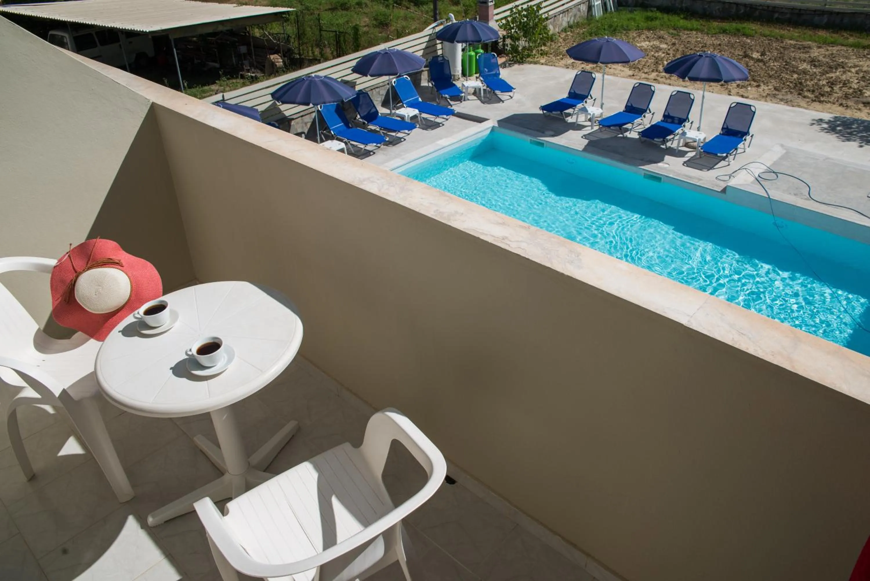 Pool view in Laganas Dreams 2