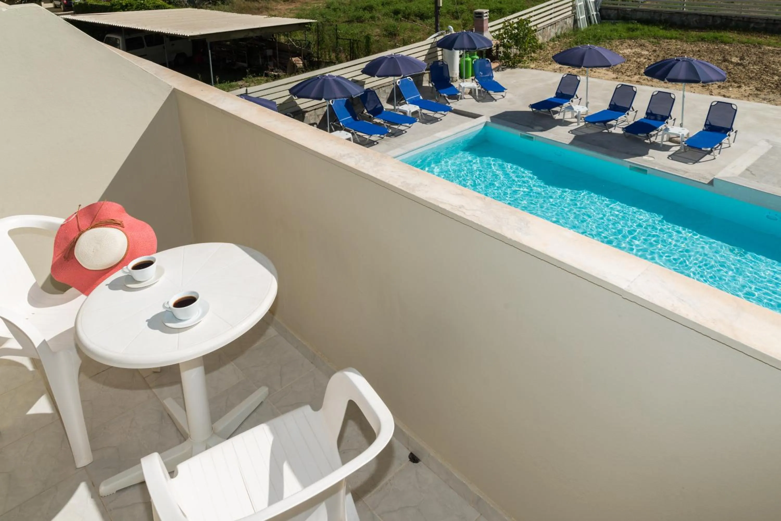 Balcony/Terrace in Laganas Dreams 2