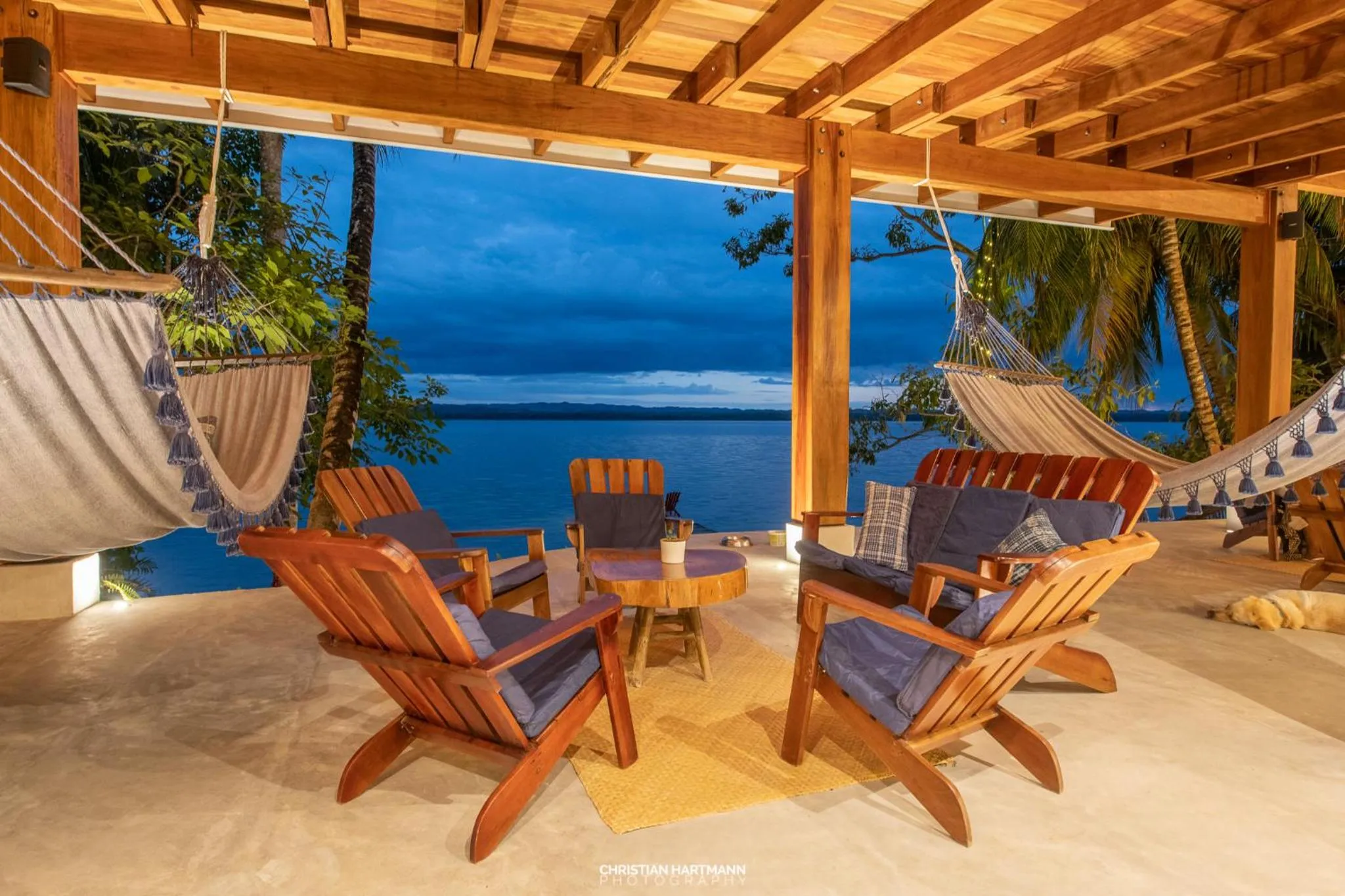 Seating area in Hotel Gringo Perdido