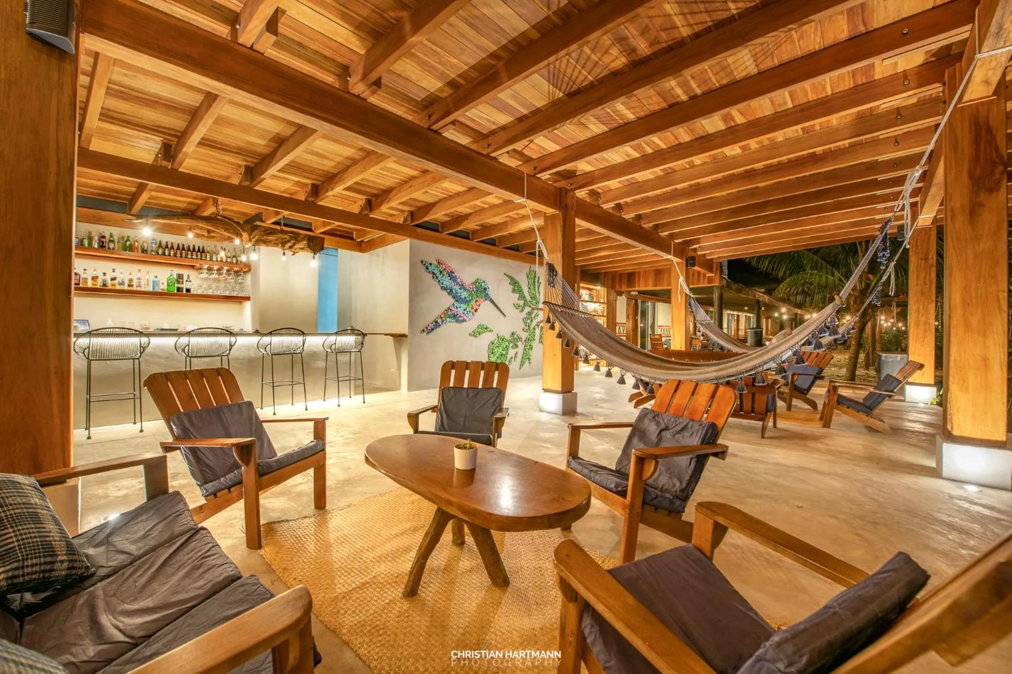 Seating area in Hotel Gringo Perdido