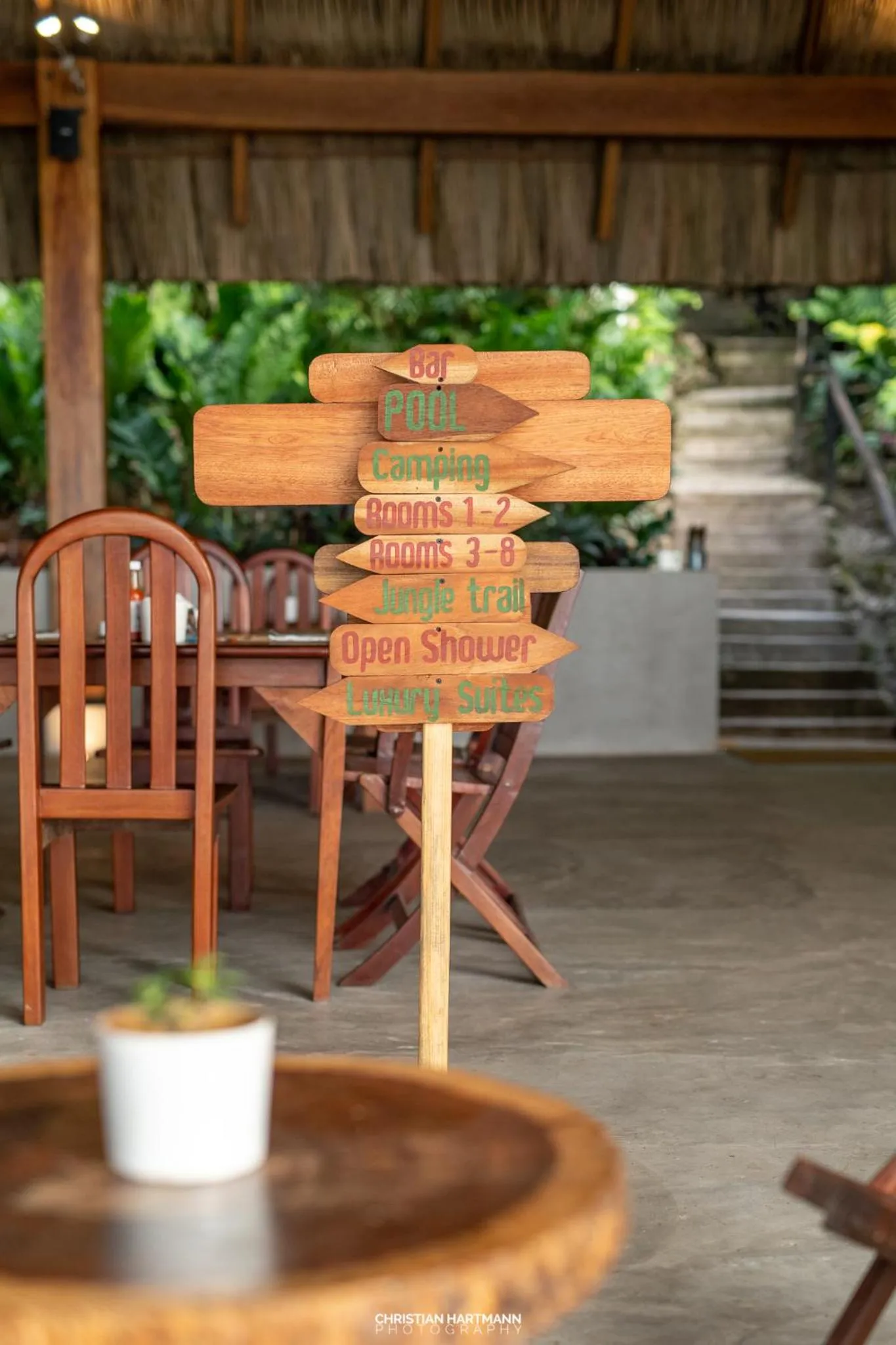 Seating area in Hotel Gringo Perdido