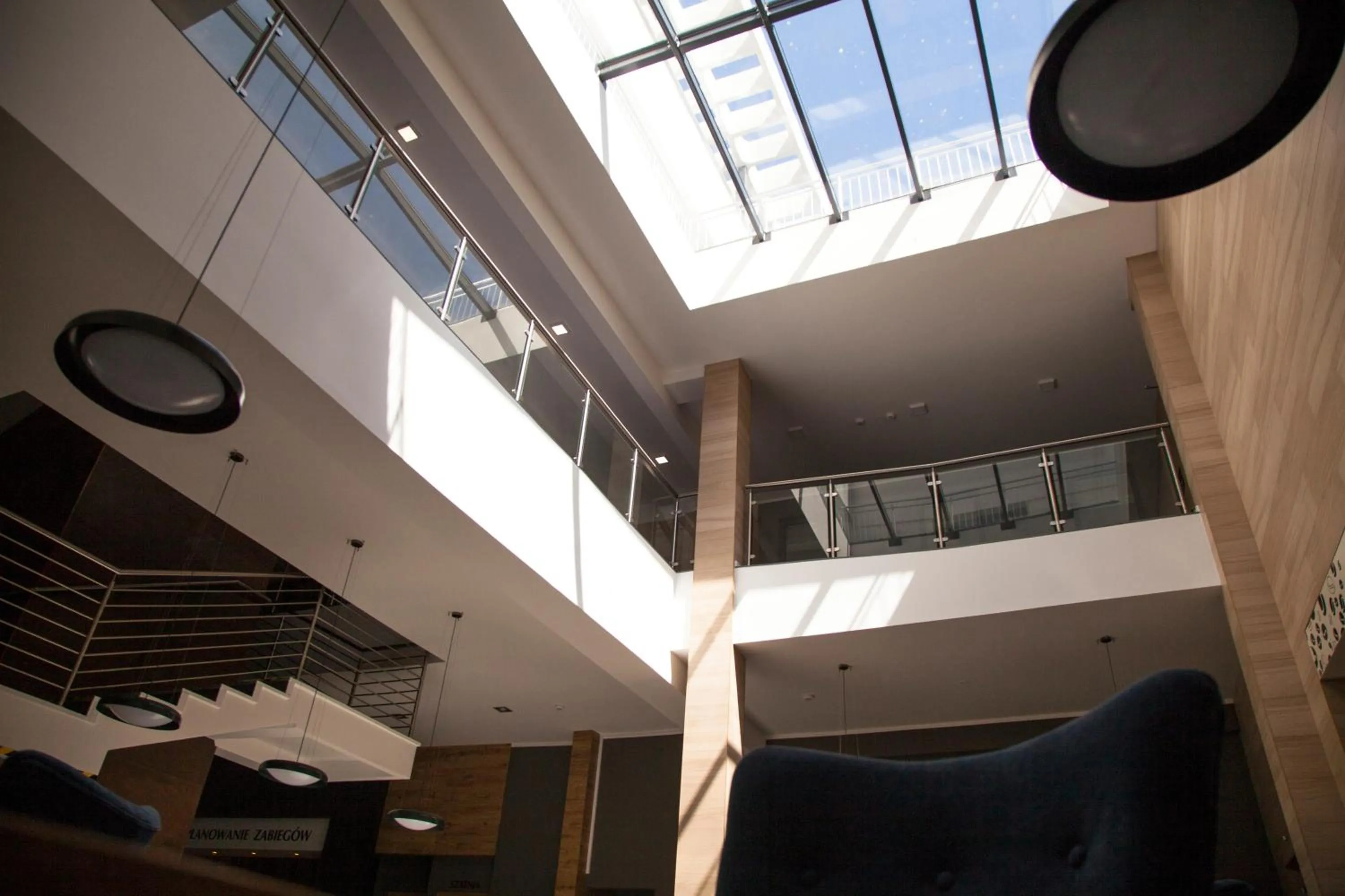 Lobby or reception in Sanatorium Muszelka