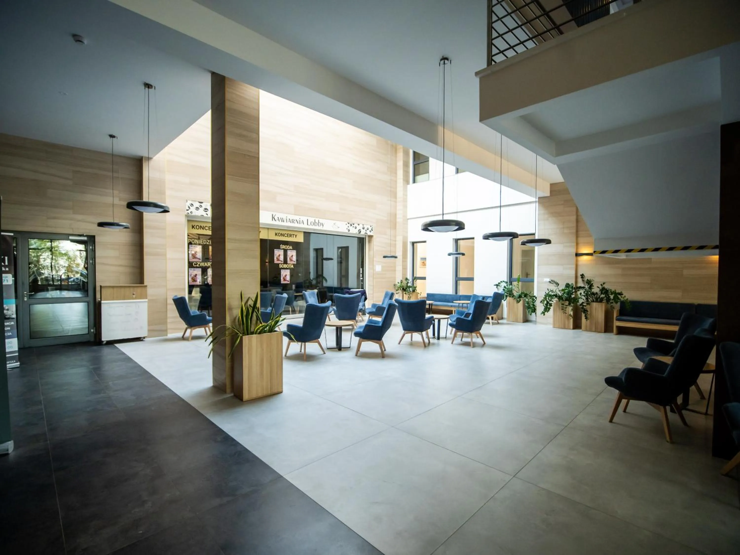 Lobby or reception in Sanatorium Muszelka
