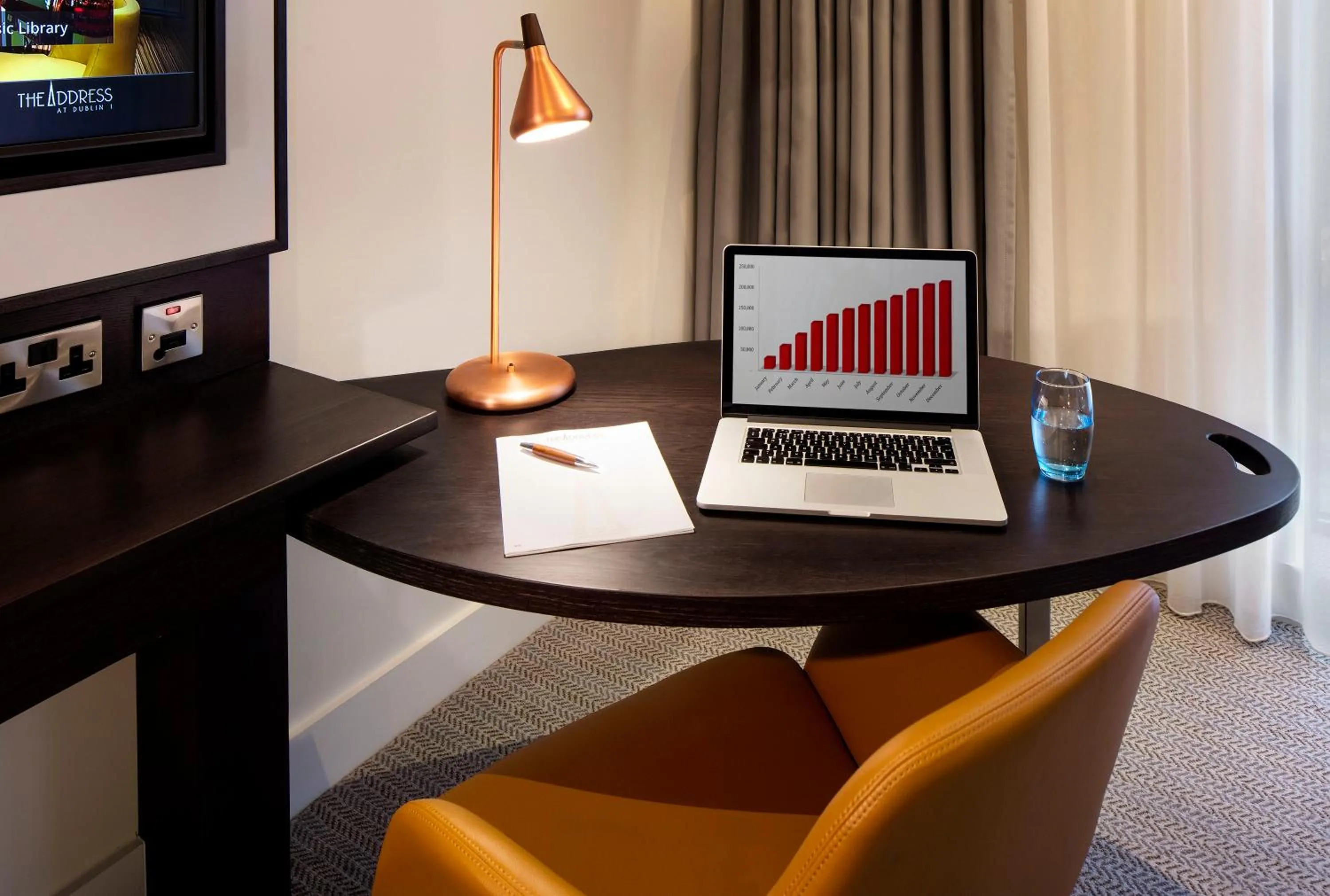 Seating area in The Address Connolly