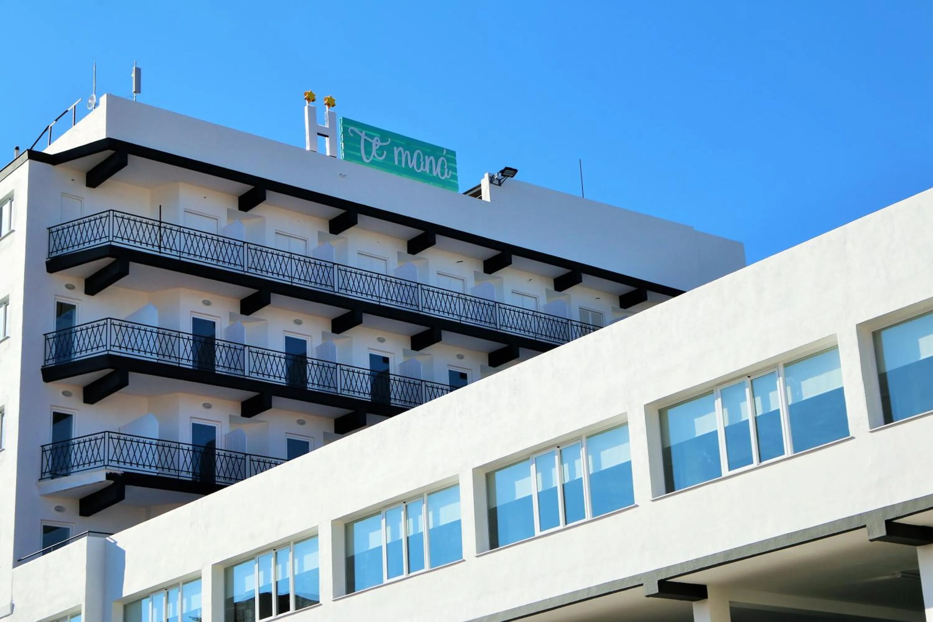 Bird's eye view in Te Maná Hotel