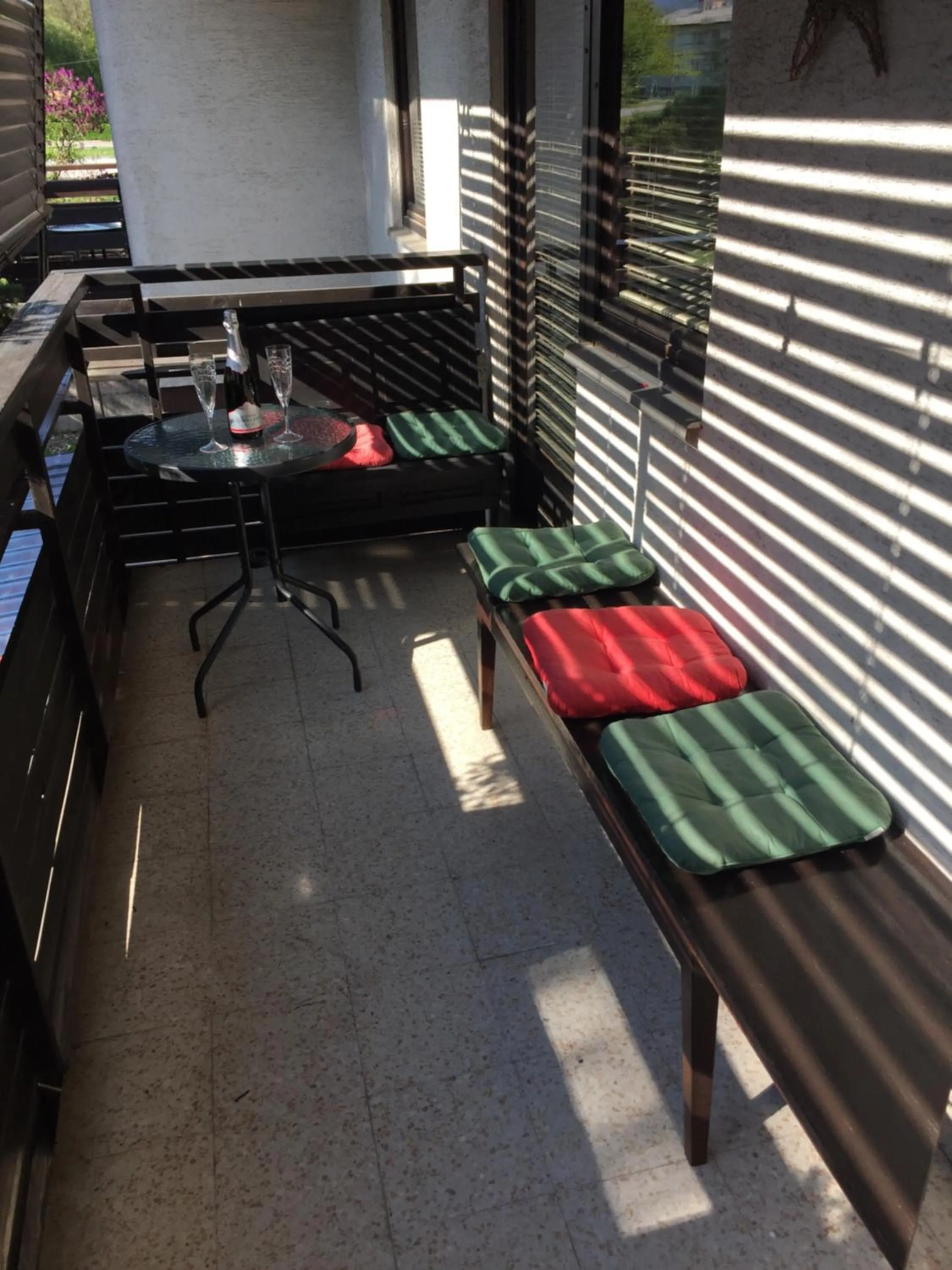 Balcony/Terrace in Apartments Rikli Bled