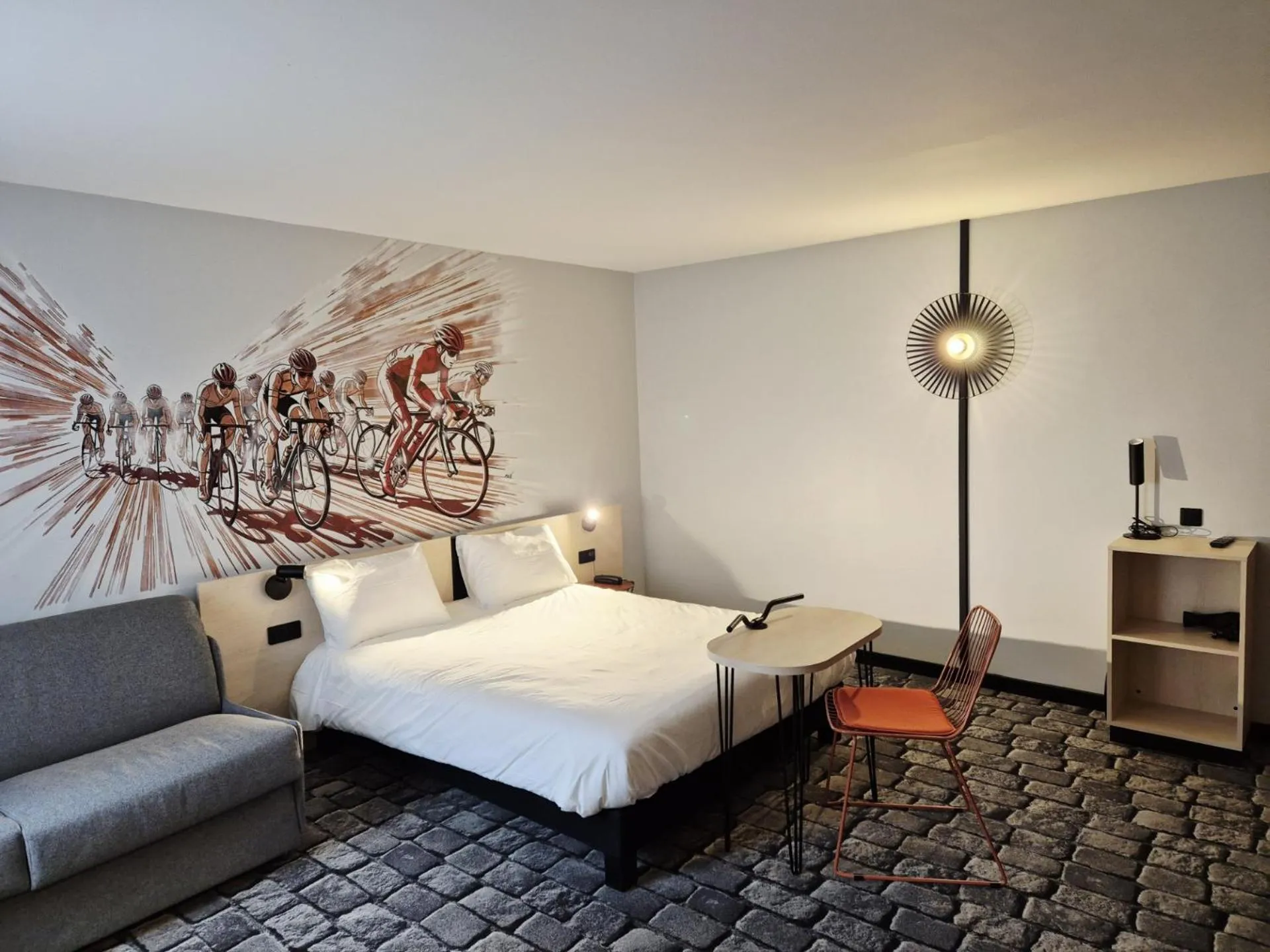 Bed in Hôtel Morphée Lille Villeneuve d'Ascq