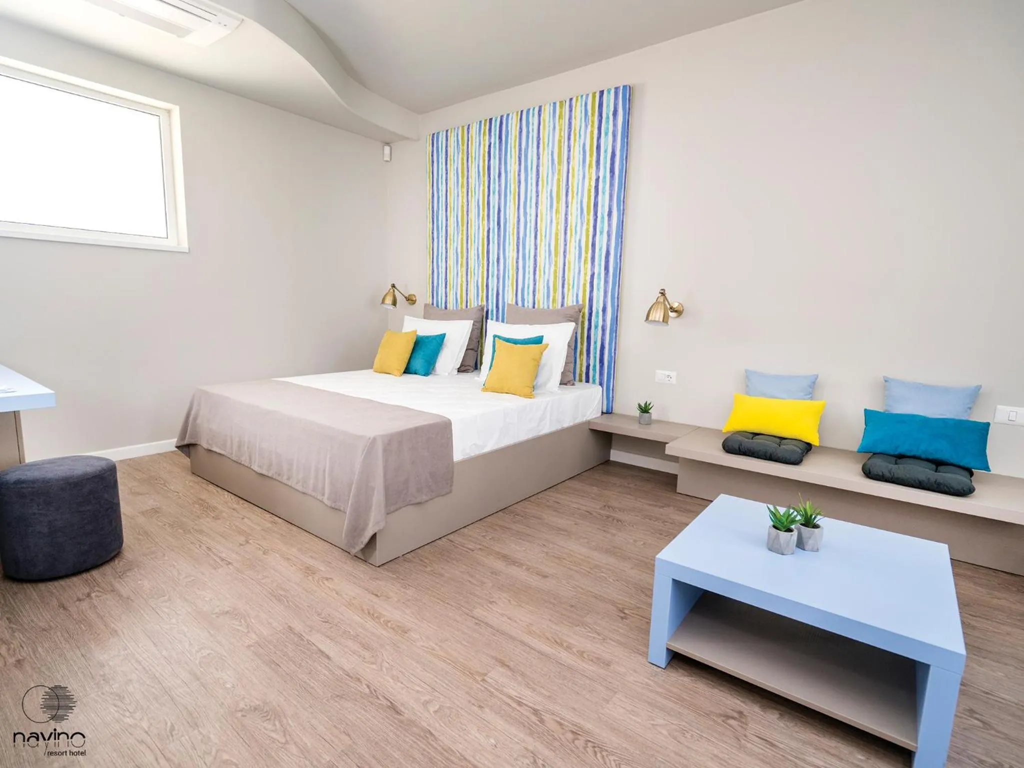 Bed in Nayino Resort Hotel