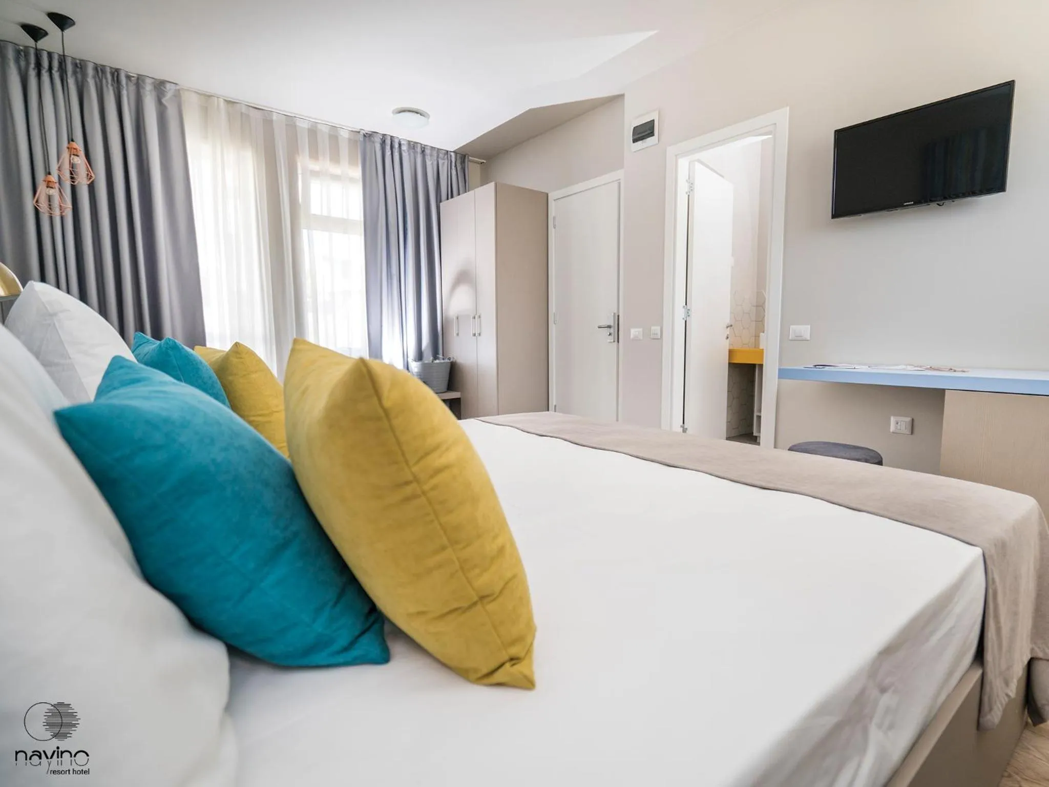 Bed in Nayino Resort Hotel