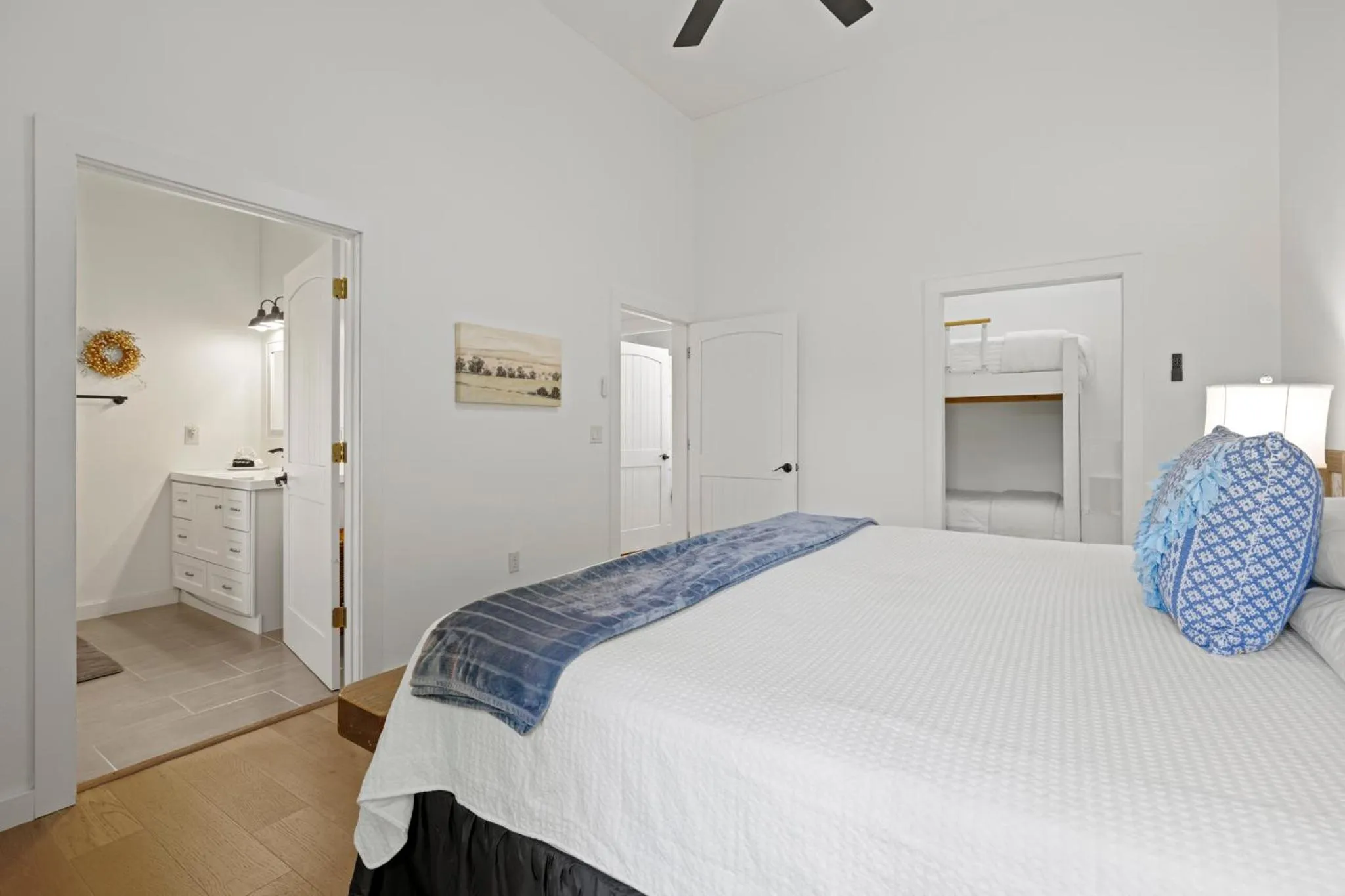 Bed in City on a Hill at Spring Creek