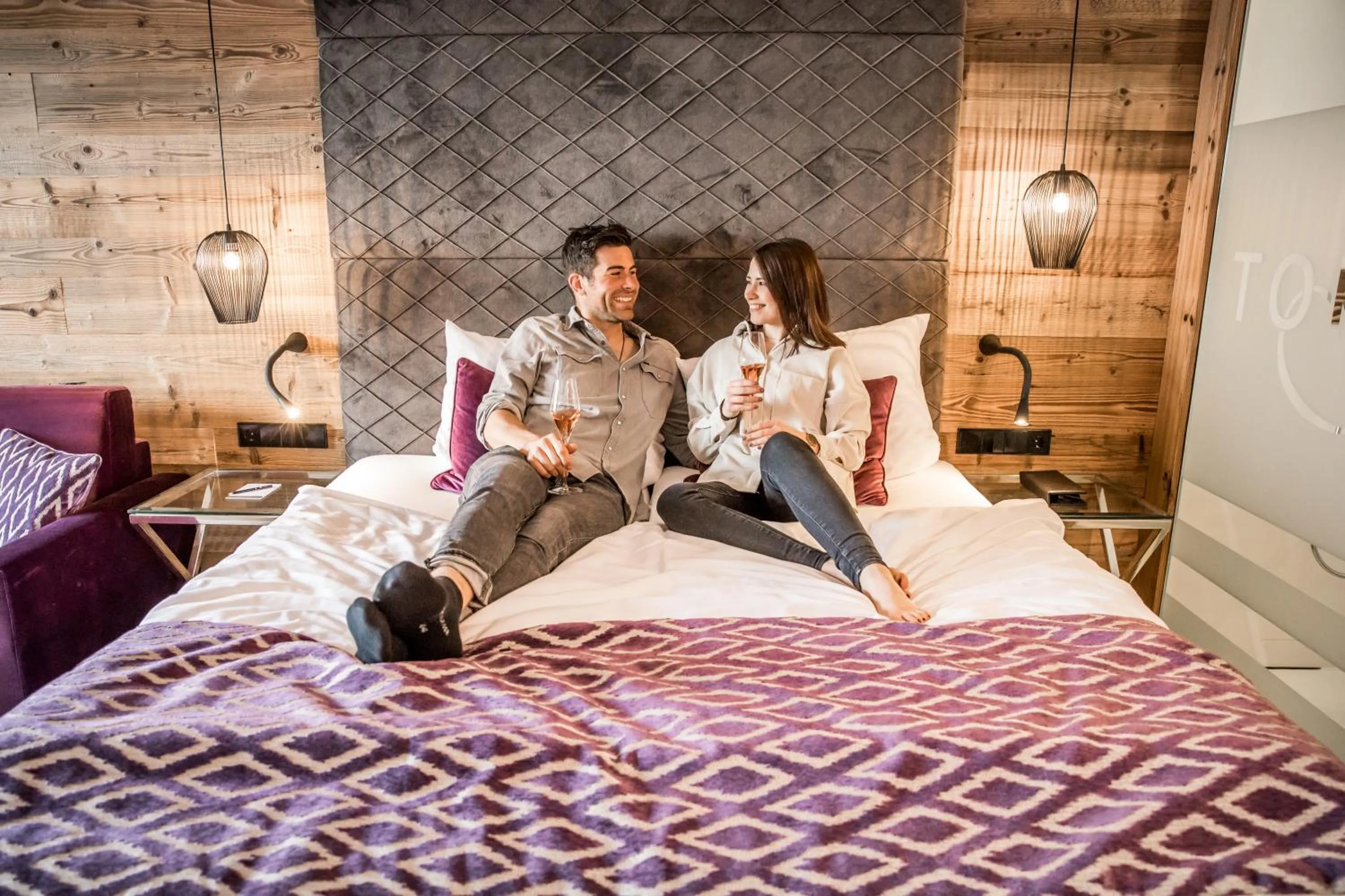 Bed in Hotel Restaurant Spa Torkel