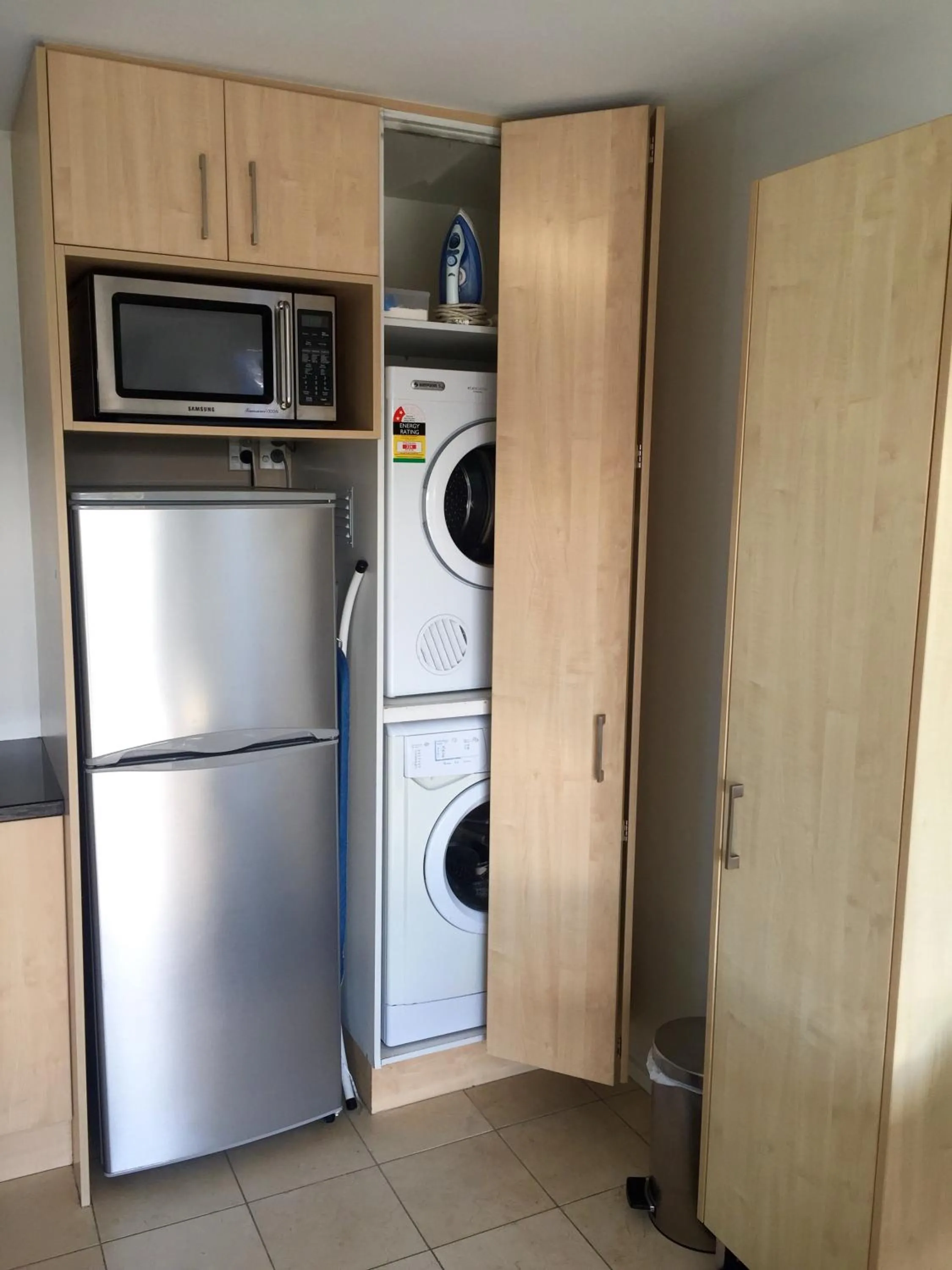 Kitchen or kitchenette in Merivale Apartments