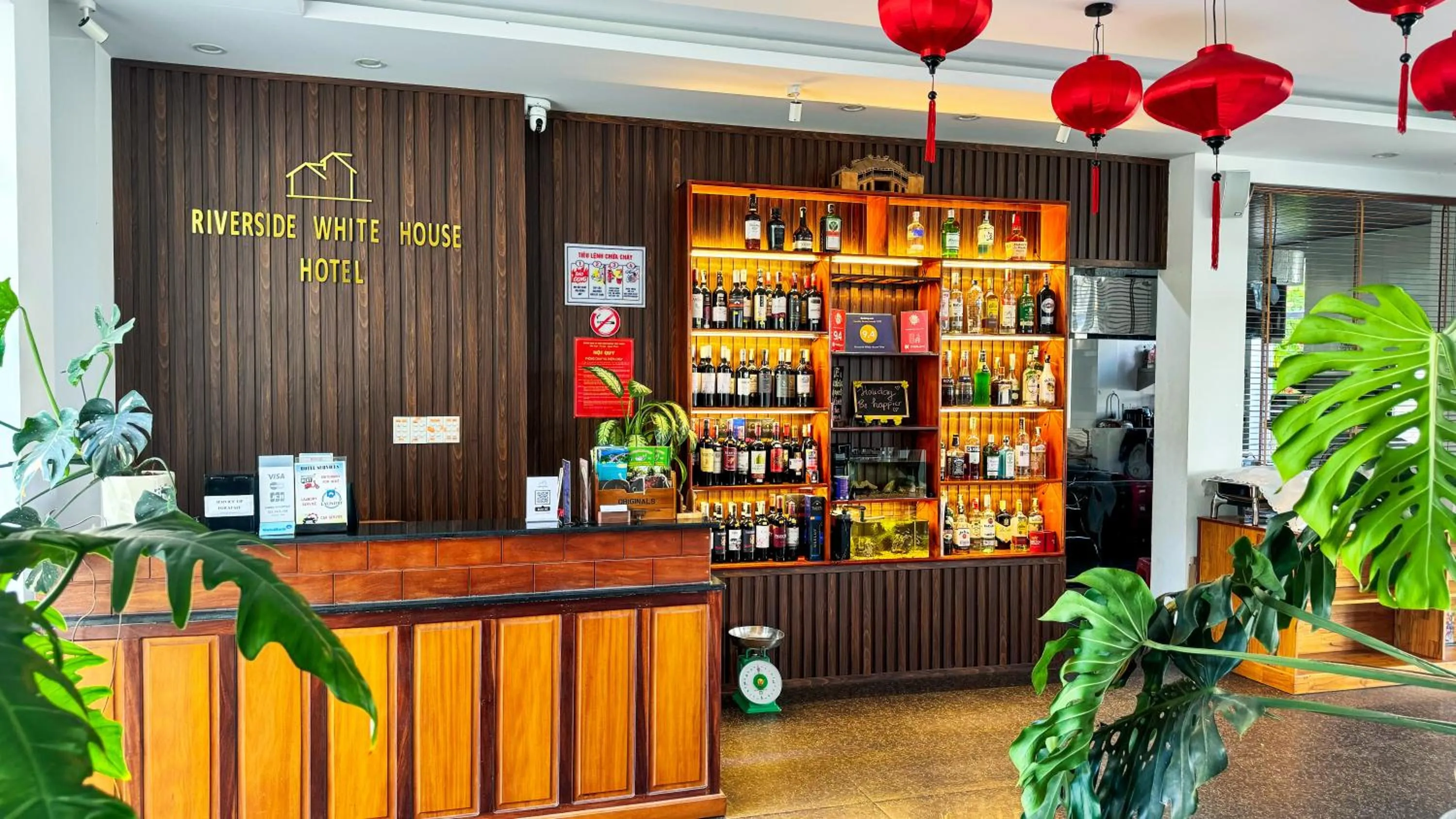 Property logo or sign in Riverside White House Boutique Hotel