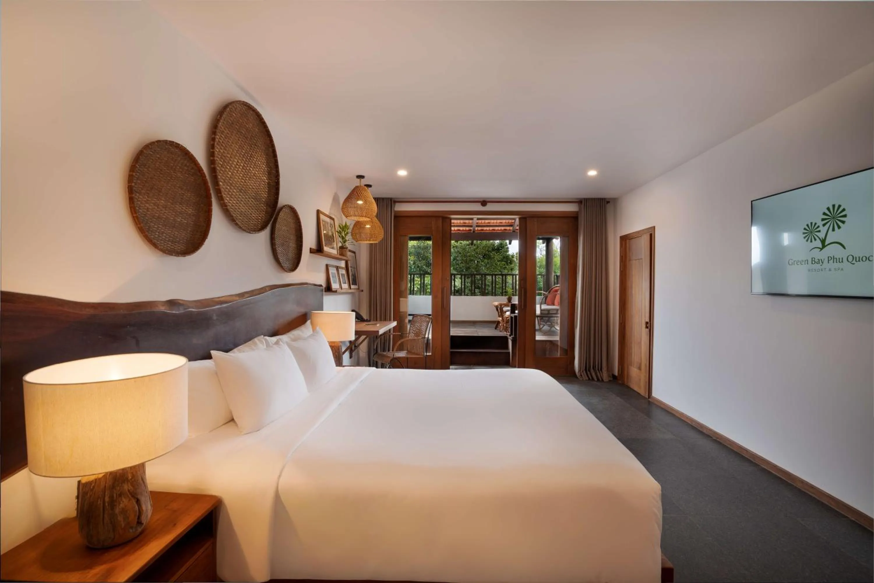 Bedroom, Bed in Green Bay Phu Quoc Resort & Spa