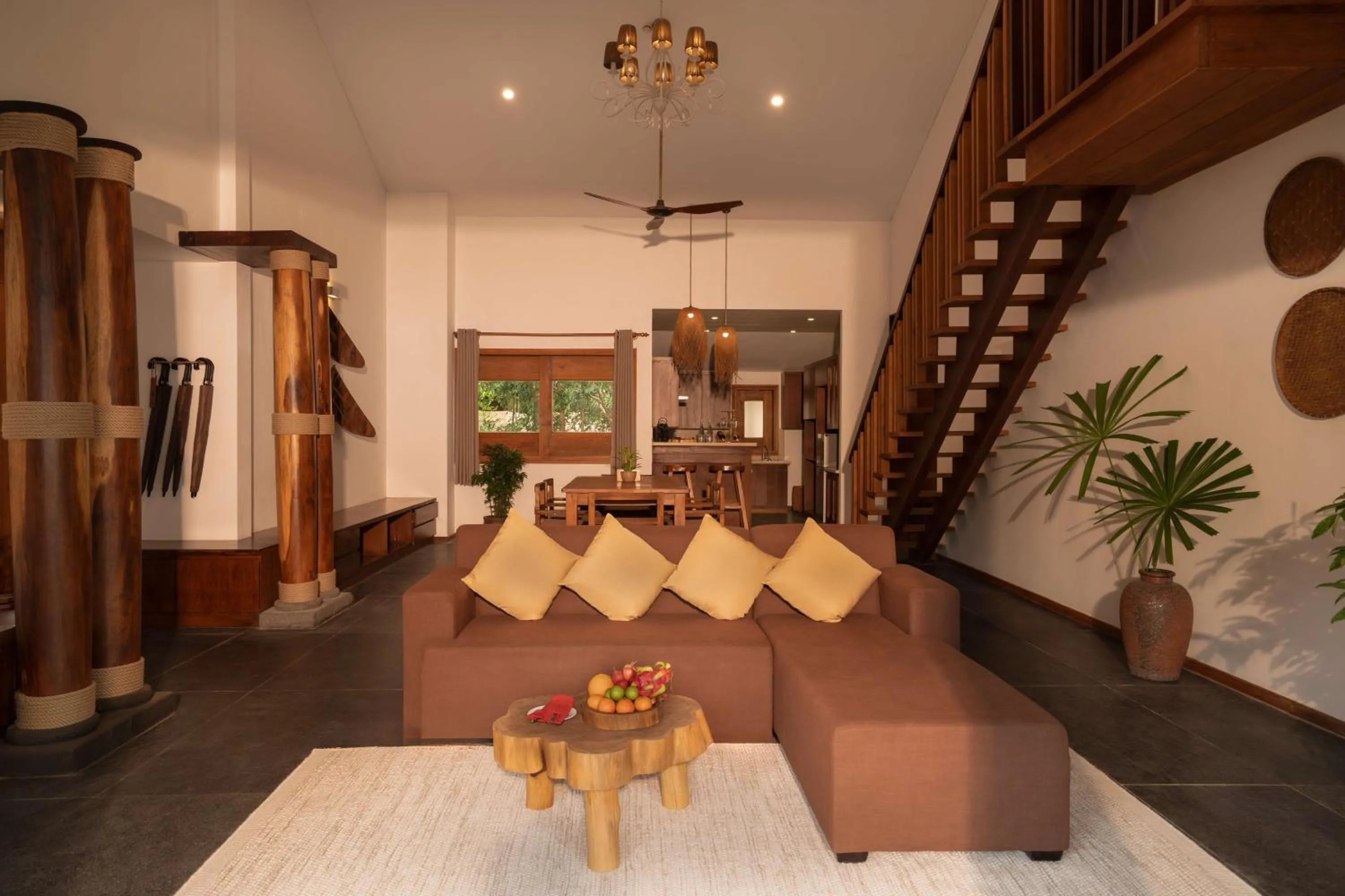 Living room in Green Bay Phu Quoc Resort & Spa