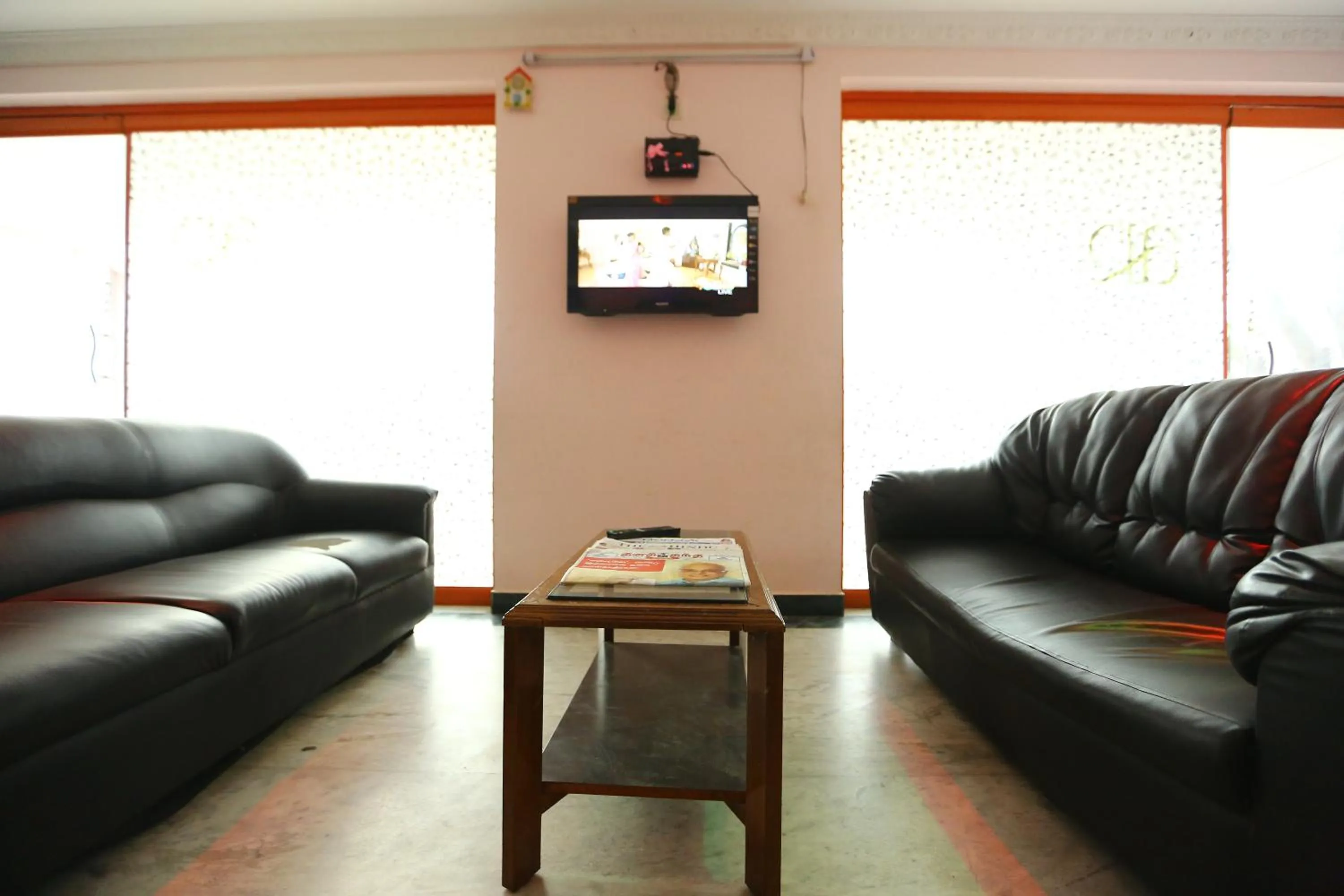 Lobby or reception in Abirami Residency