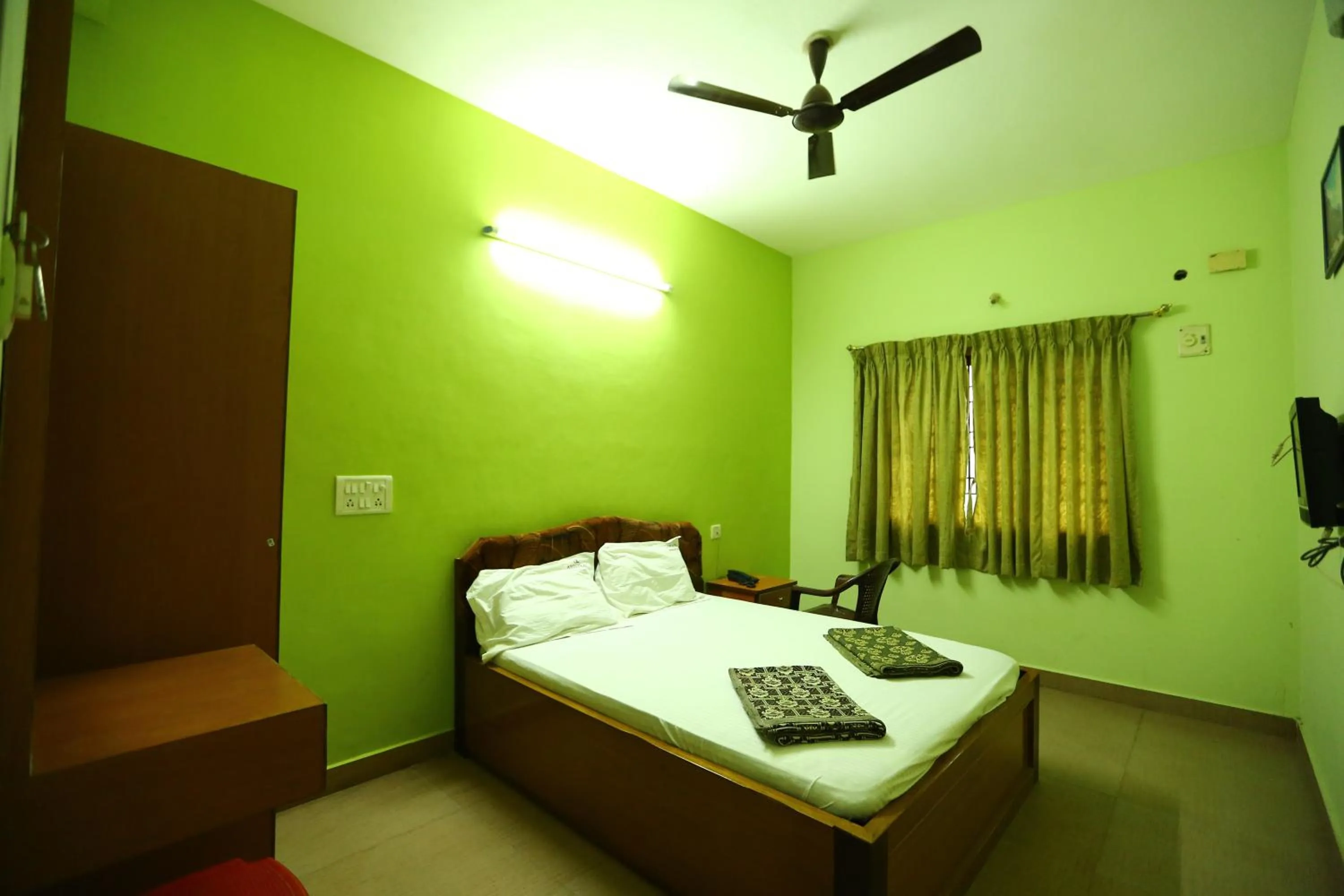 Bedroom, Bed in Abirami Residency