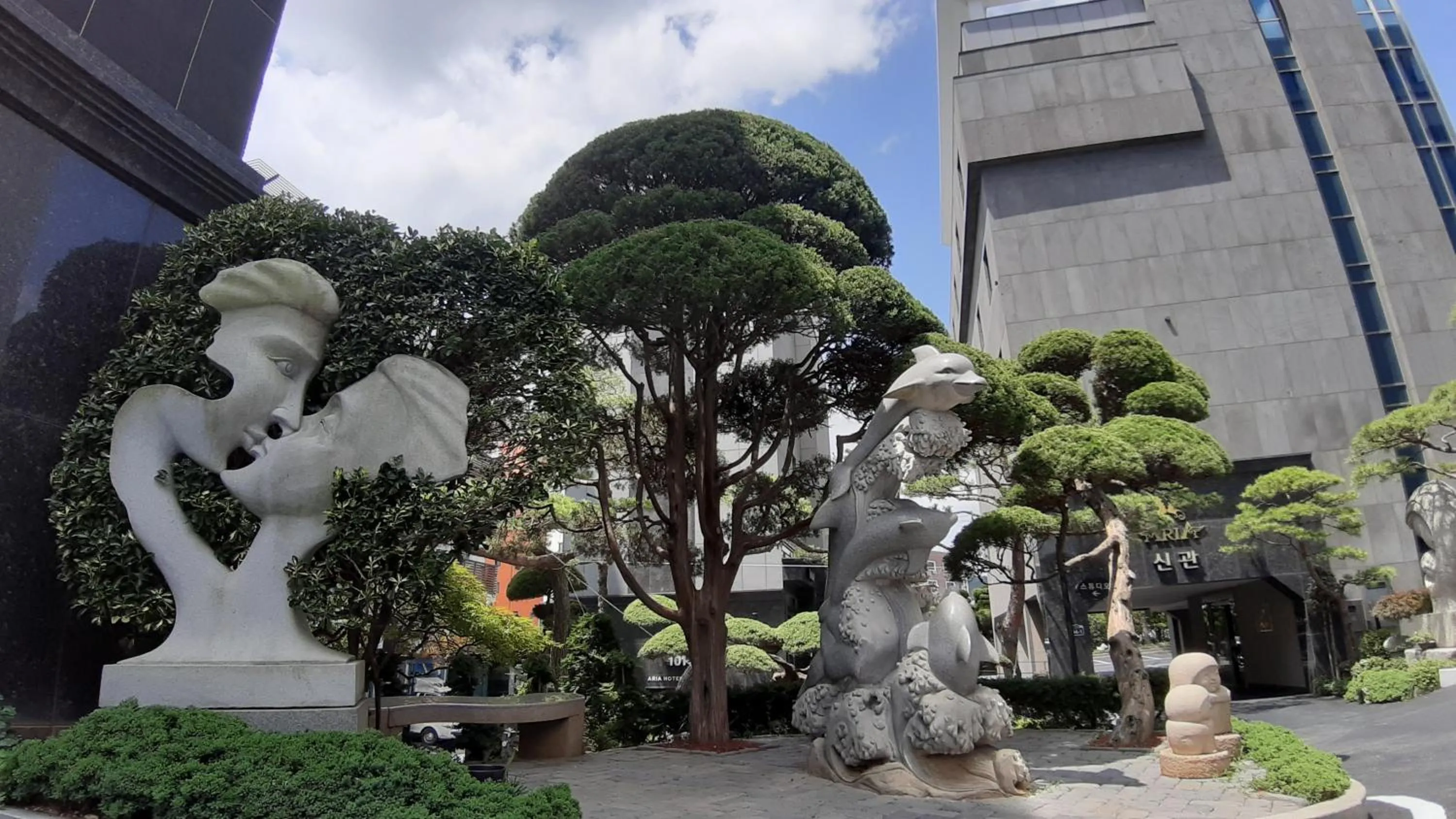 Garden view in Seosan Aria Hotel