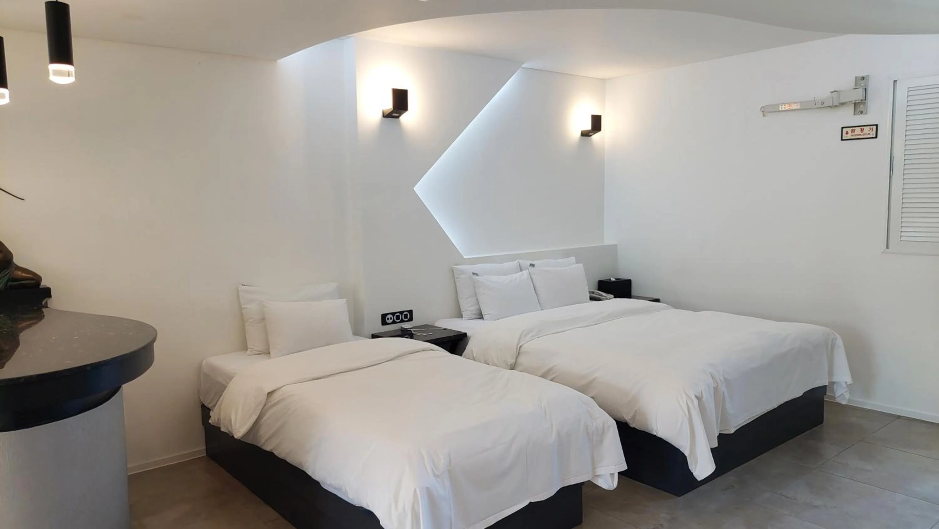 Bed in Seosan Aria Hotel