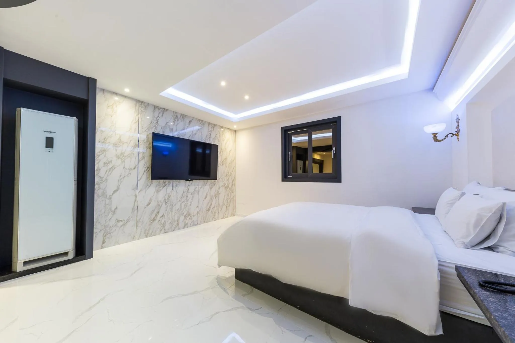 Bed in Seosan Aria Hotel