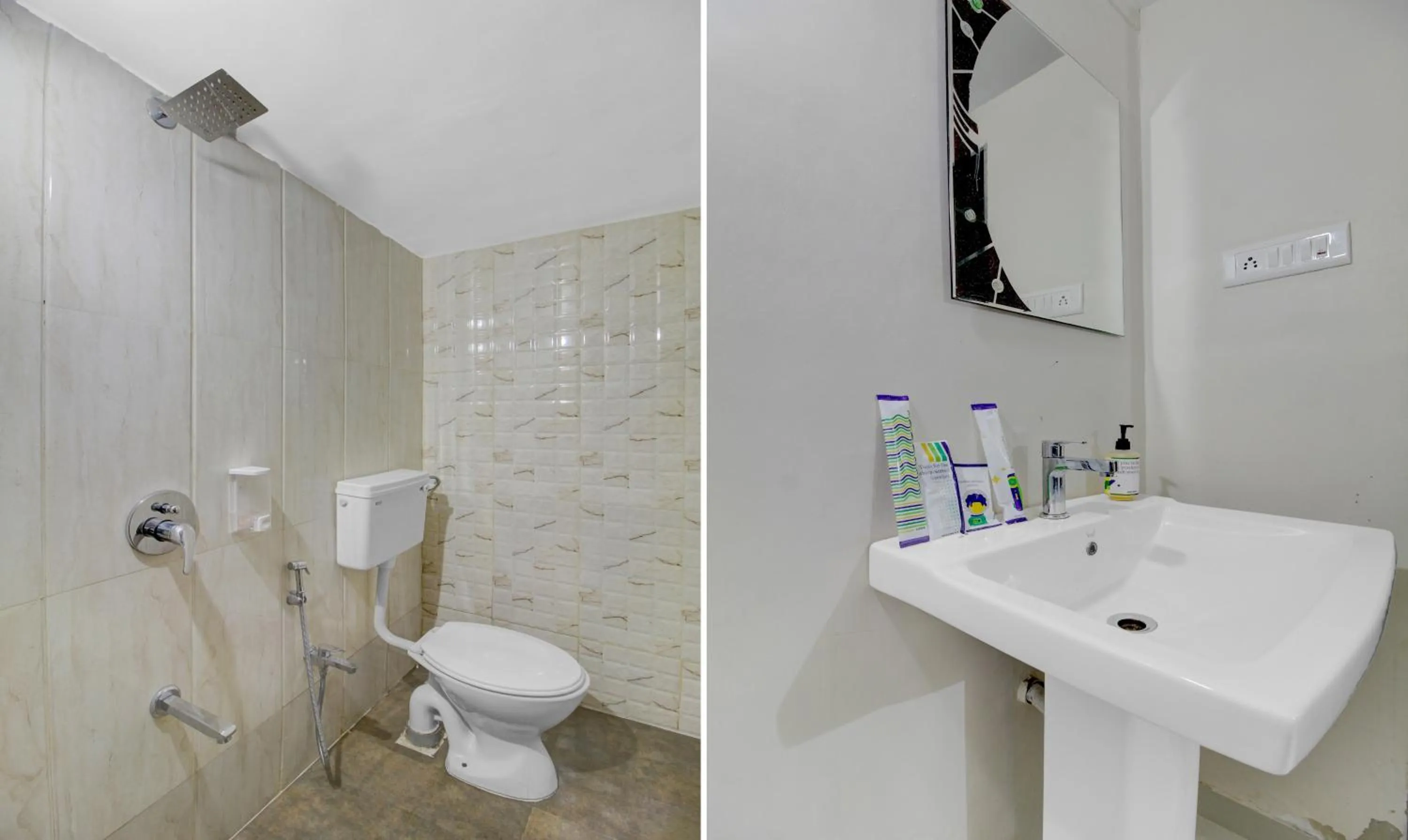 Bathroom in Treebo Jeevan Village