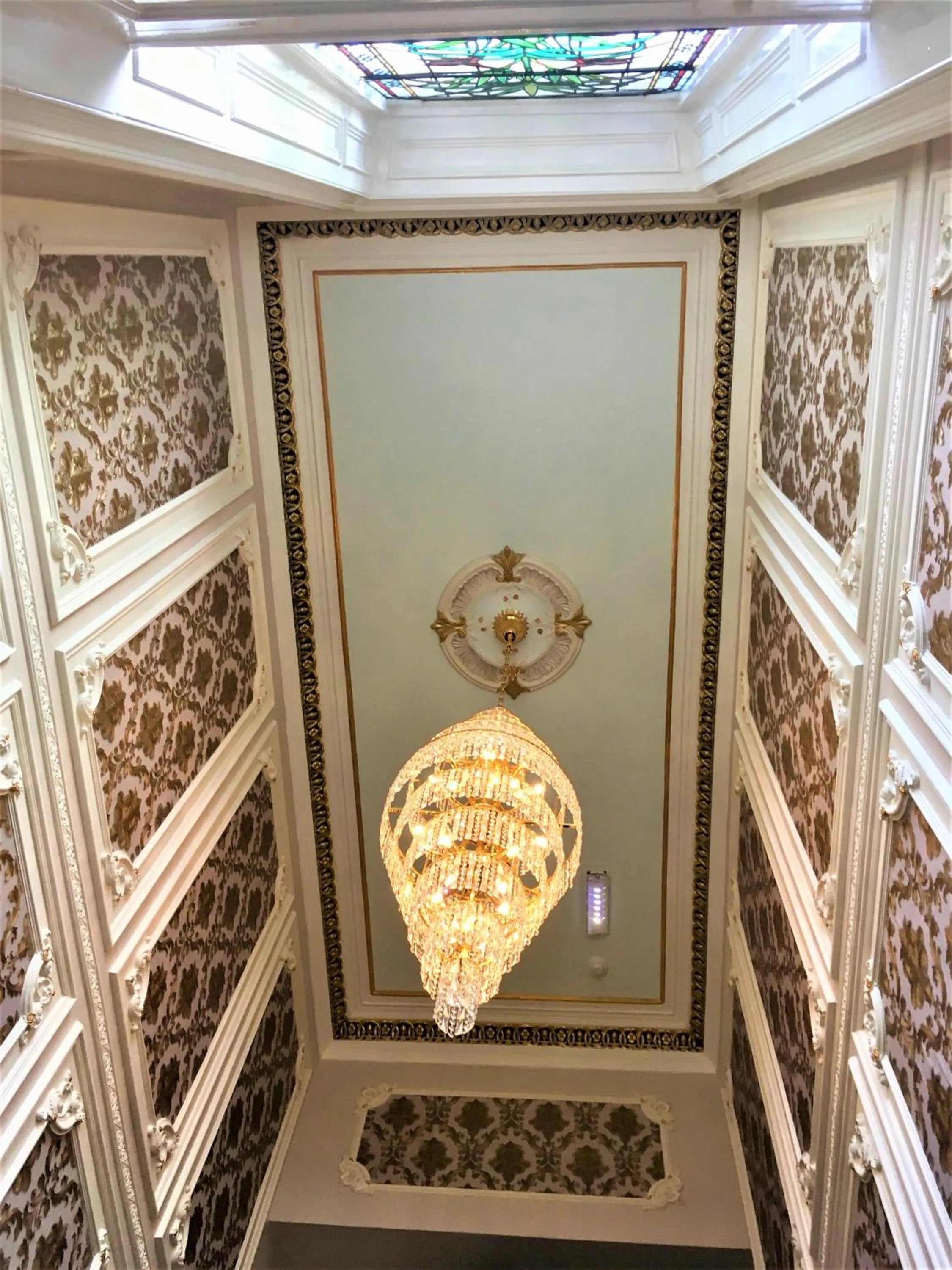 Decorative detail in Astley Bank Hotel