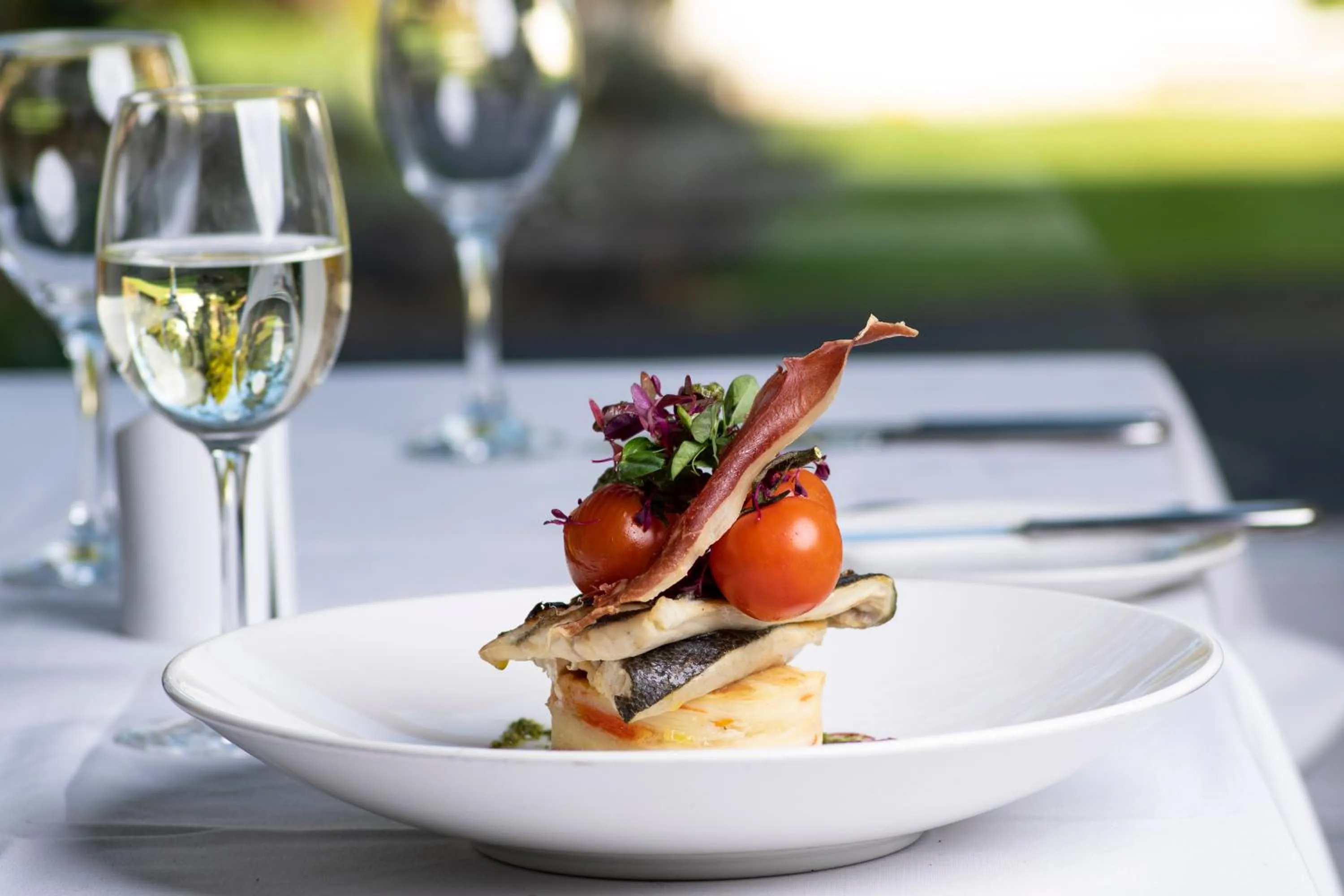 Food close-up in Astley Bank Hotel