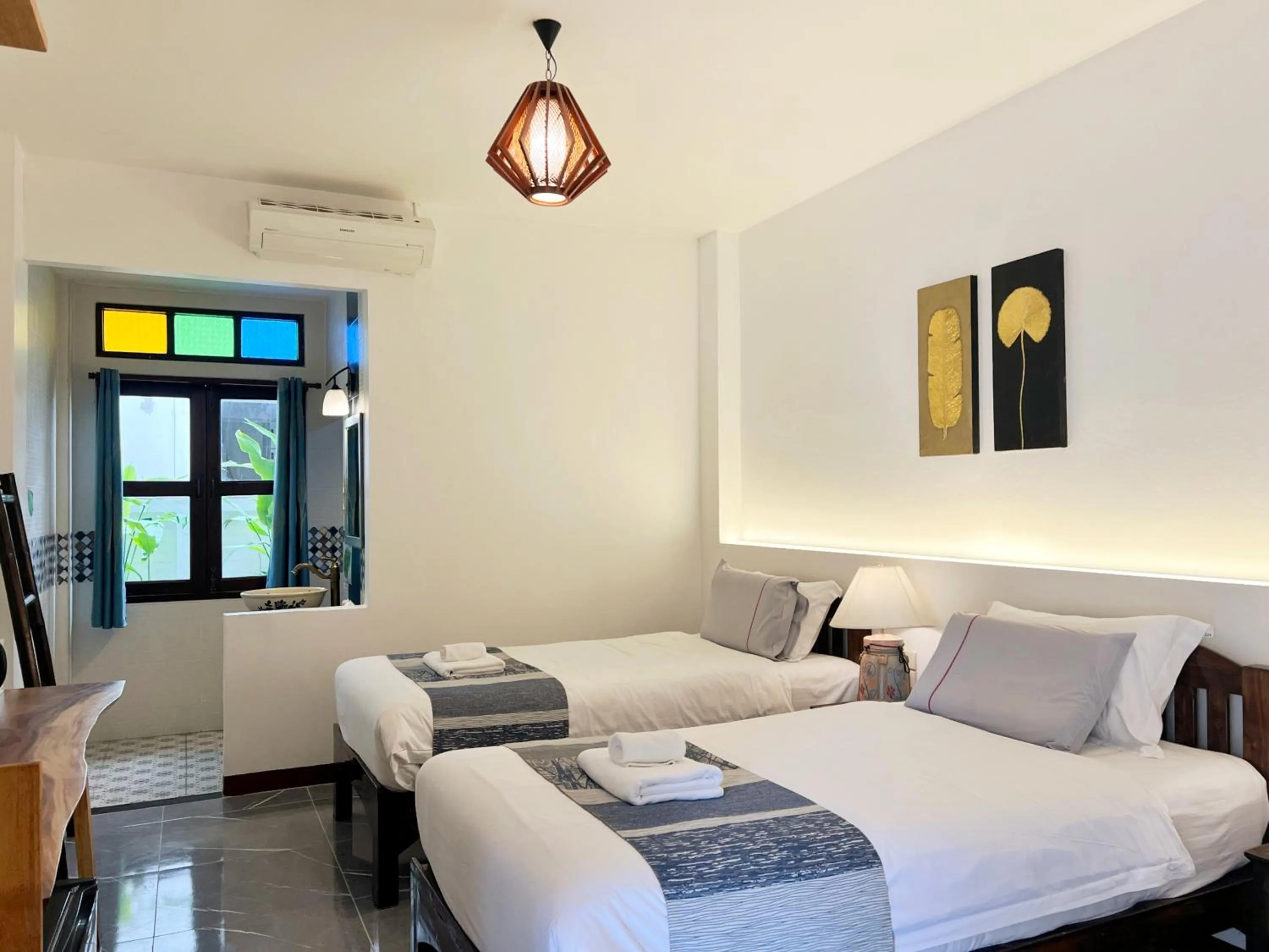 Bed in Hetai Boutique Hotel