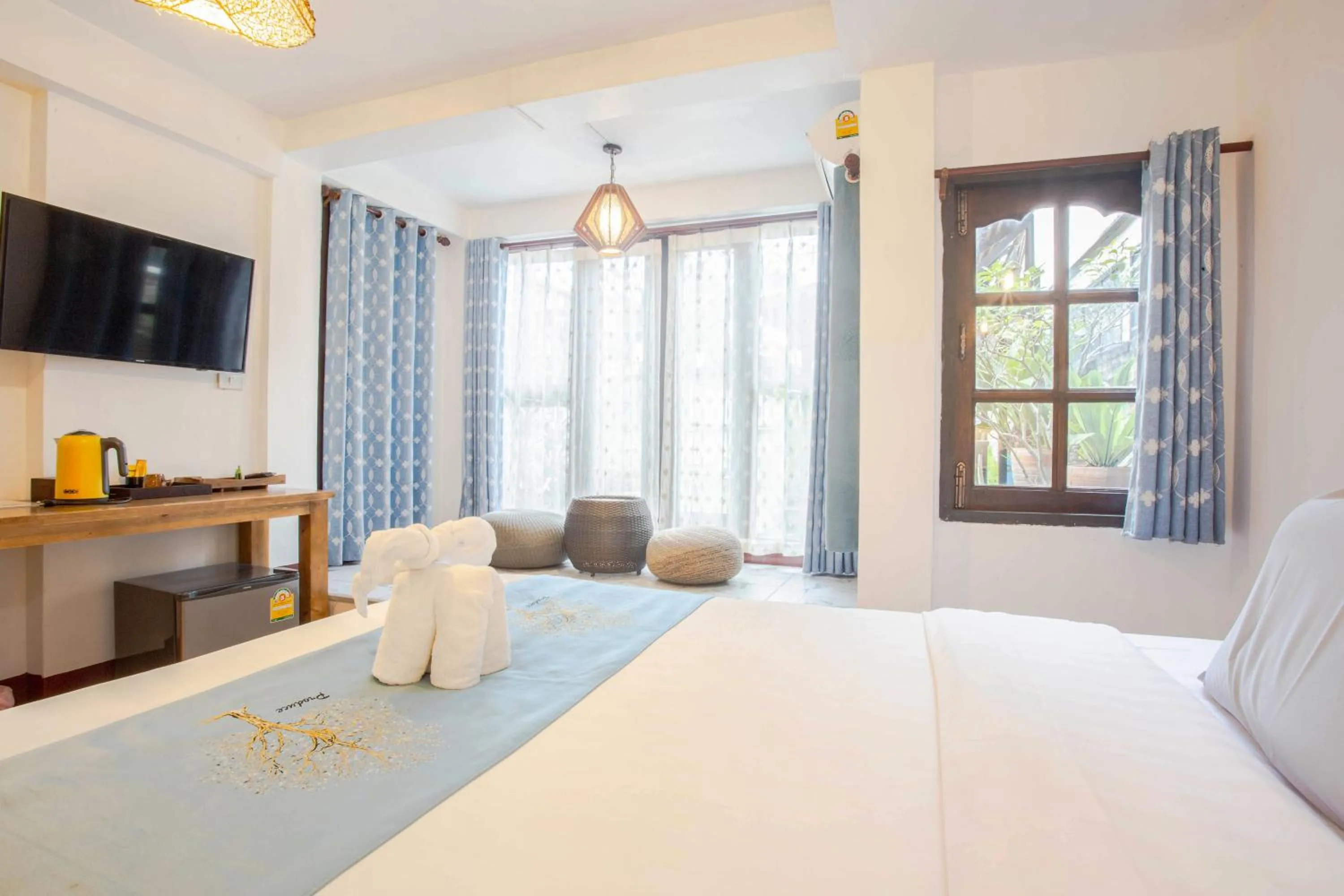 Bed in Hetai Boutique Hotel