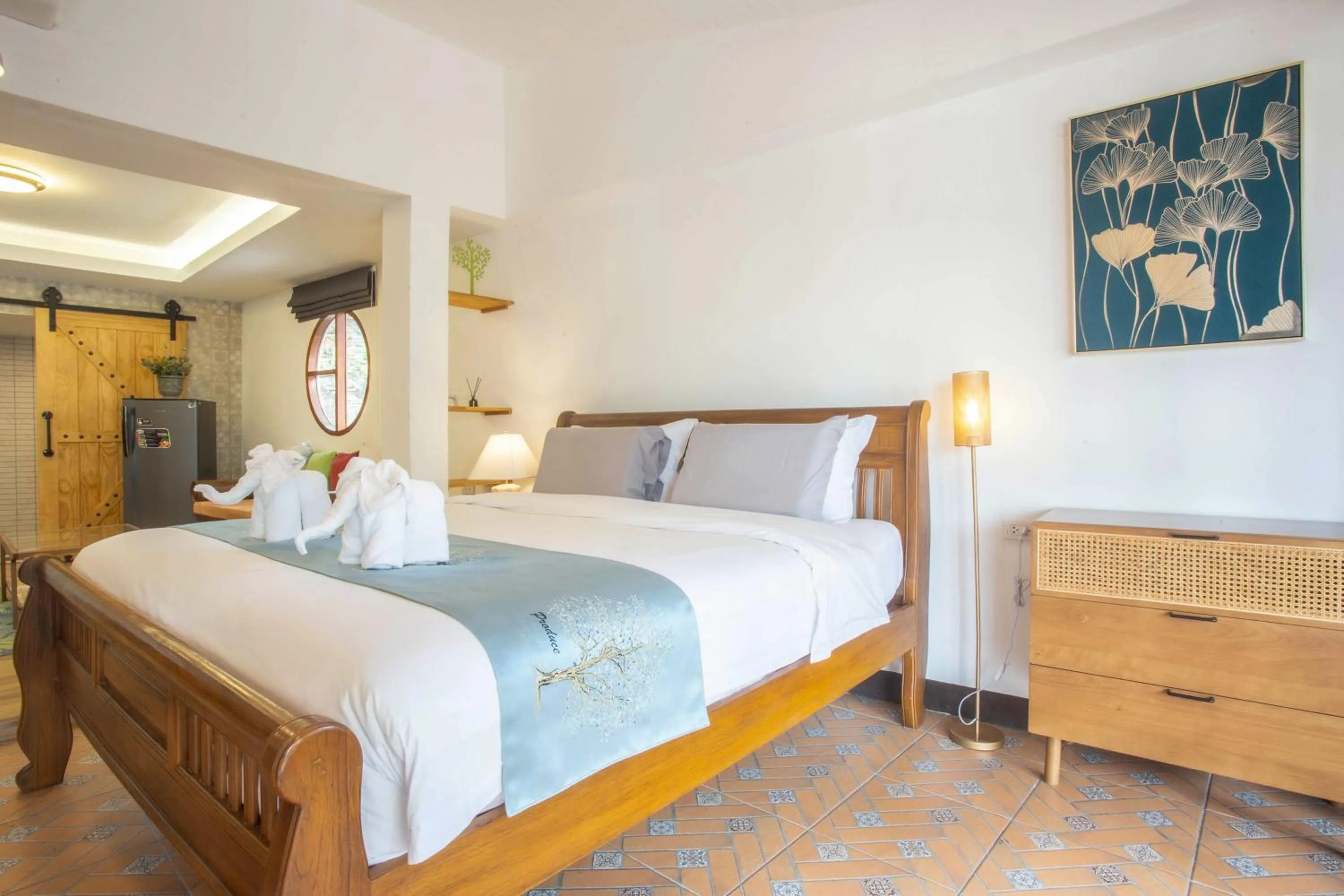 Bed in Hetai Boutique Hotel