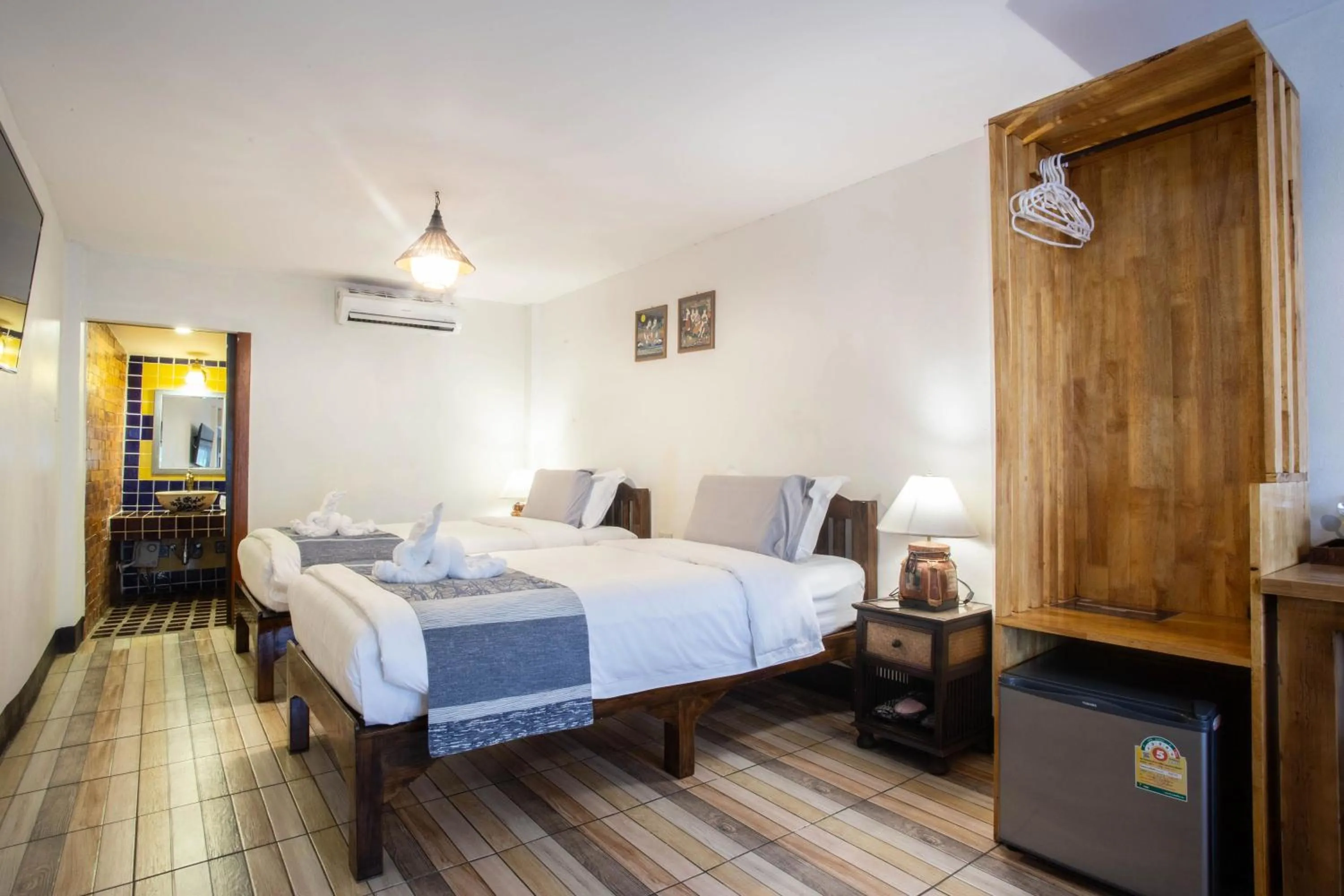 Bed in Hetai Boutique Hotel