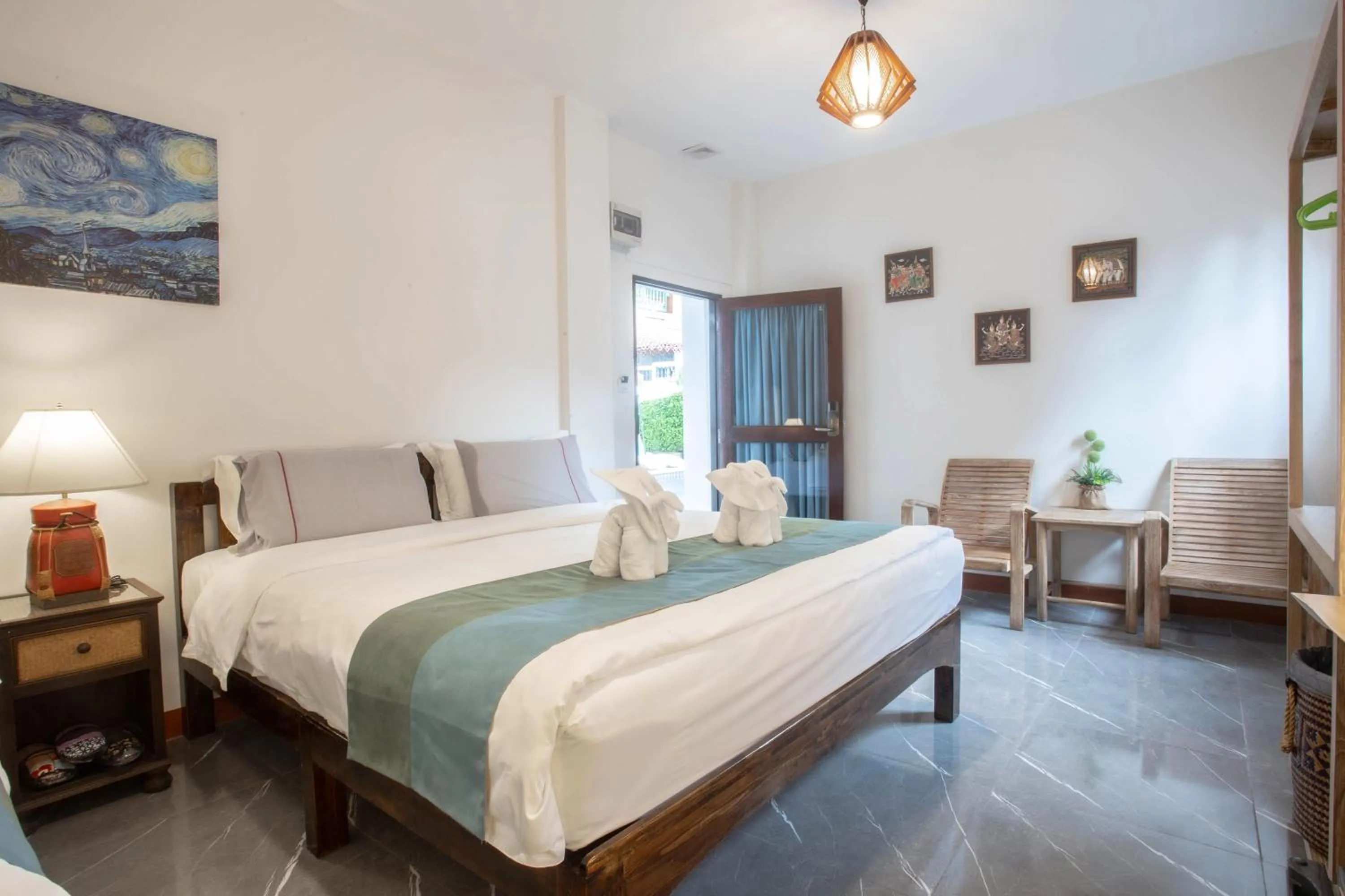 Bed in Hetai Boutique Hotel