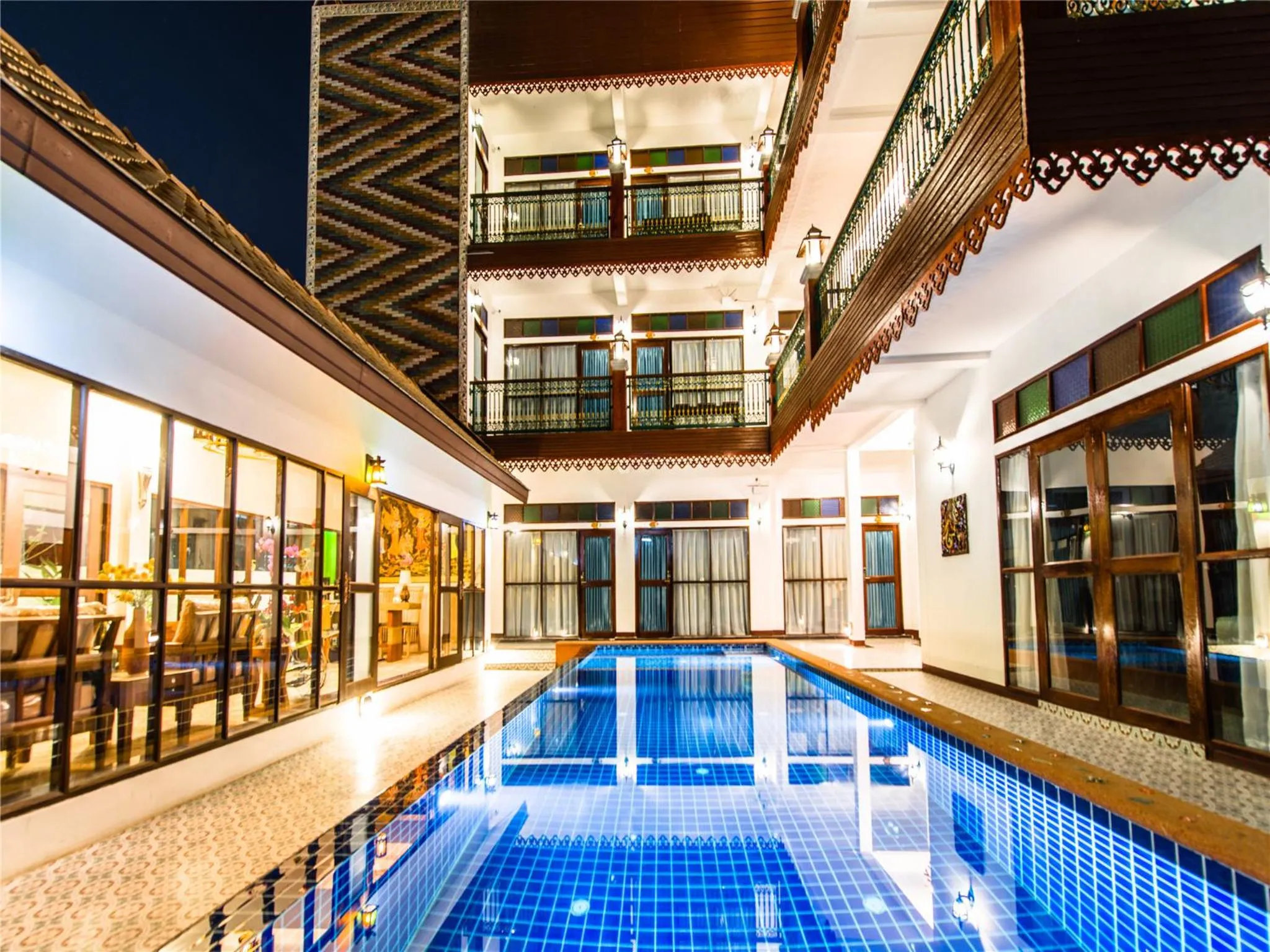 Swimming pool in Hetai Boutique Hotel
