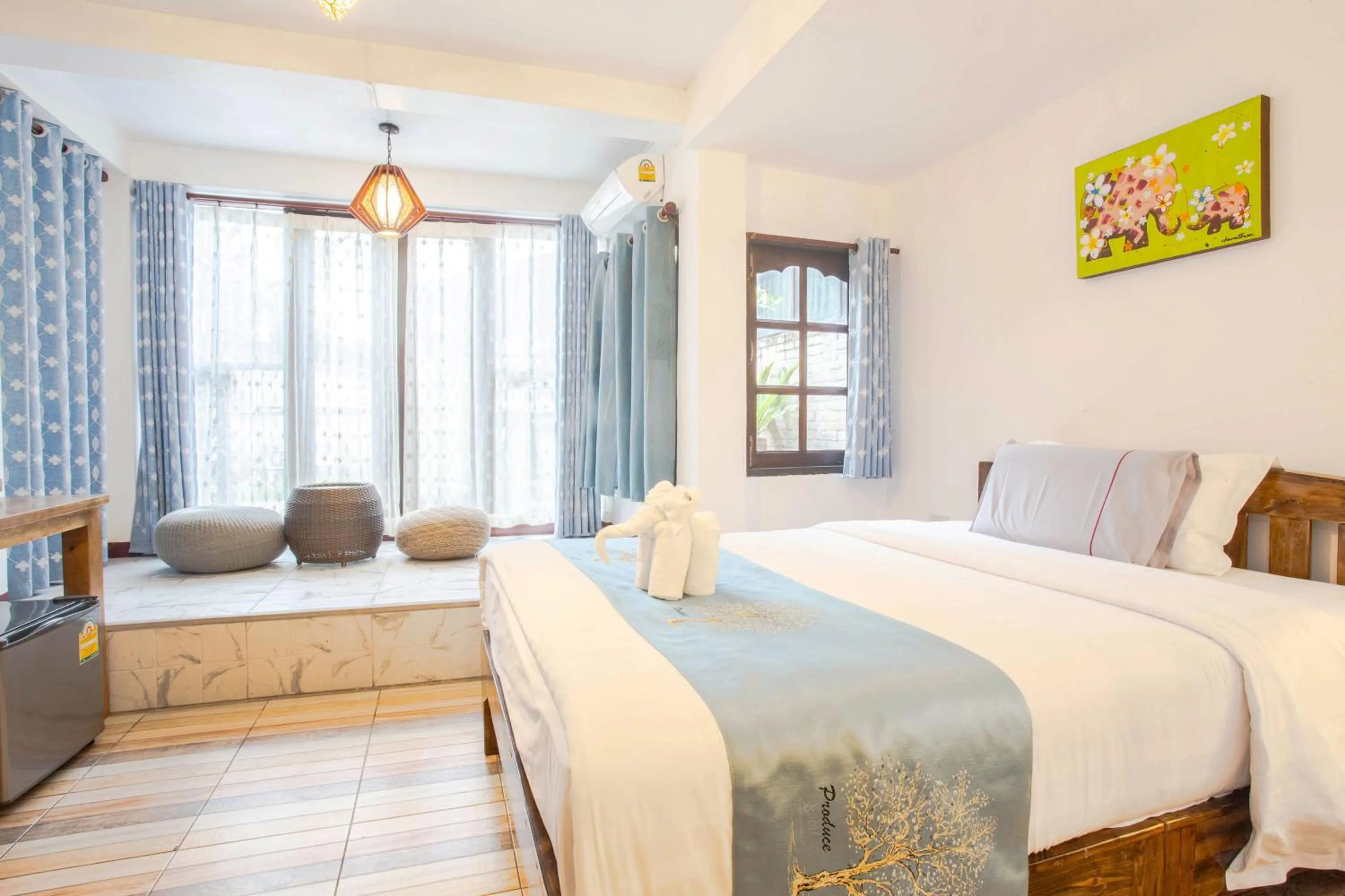 Bed in Hetai Boutique Hotel