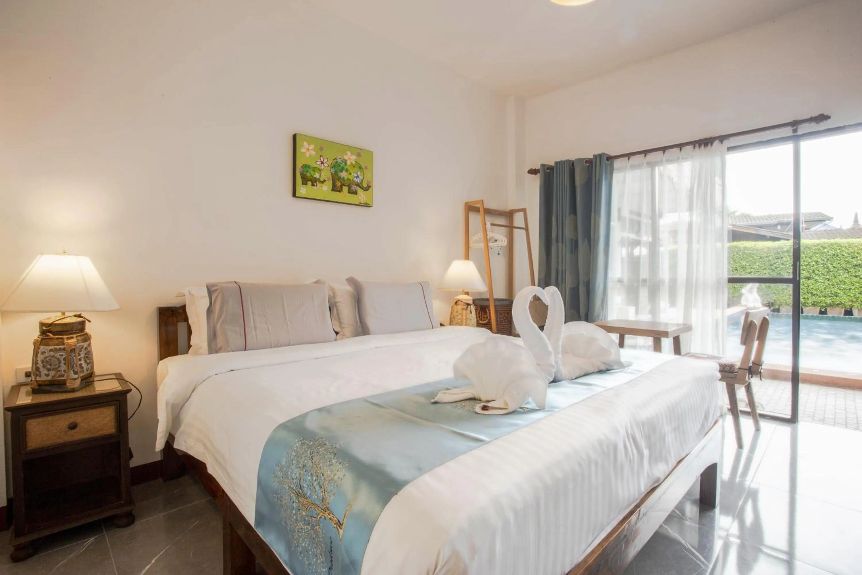 Bed in Hetai Boutique Hotel